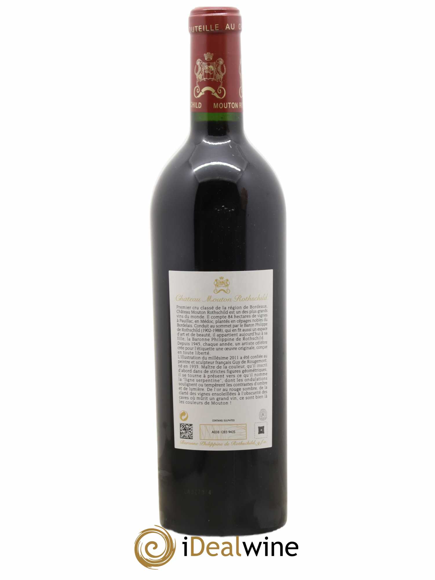 Château Mouton Rothschild 1er Grand Cru Classé 2011 - Lot of 1 bottle - 1