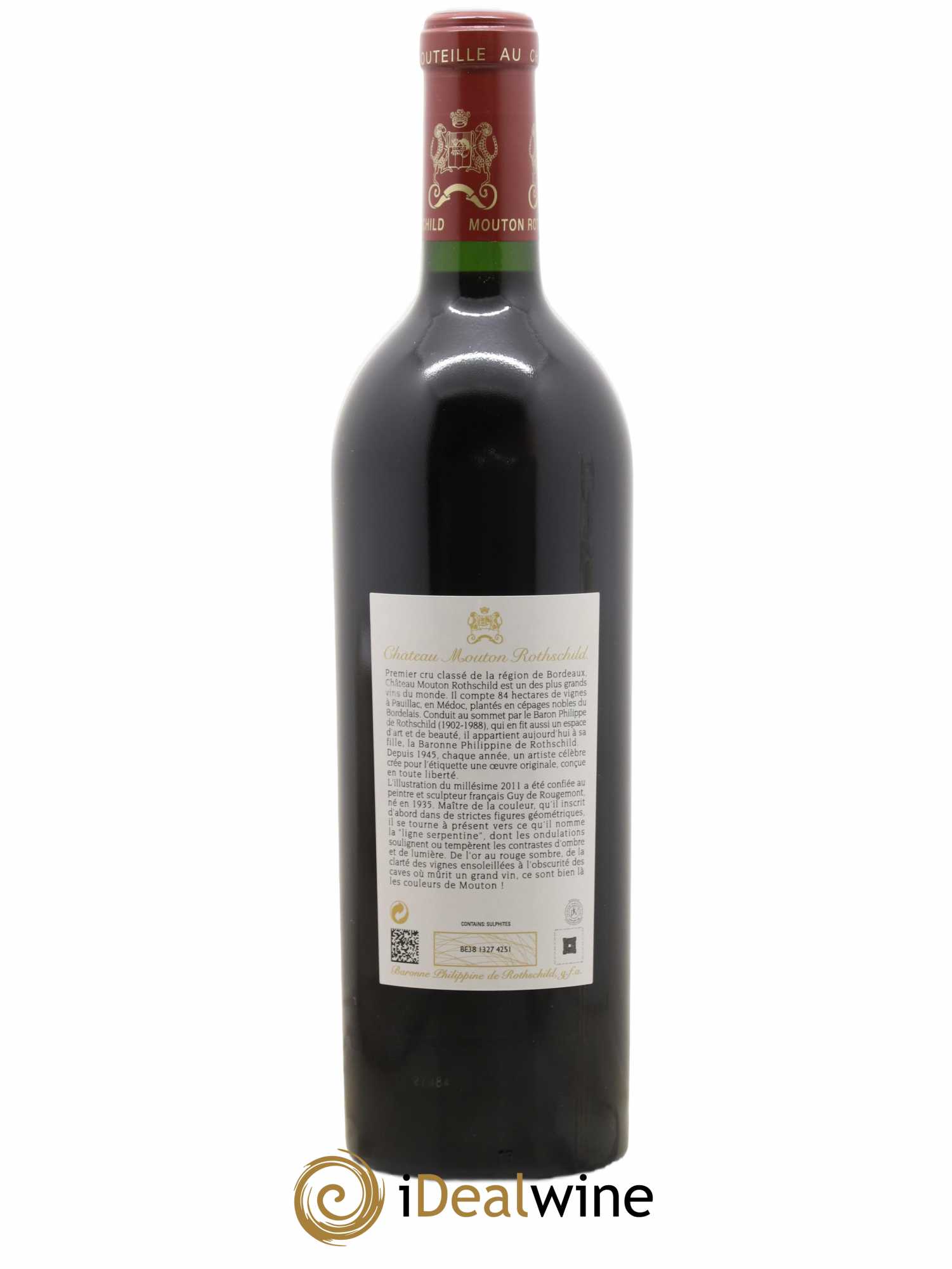 Château Mouton Rothschild 1er Grand Cru Classé 2011 - Lot of 1 bottle - 1