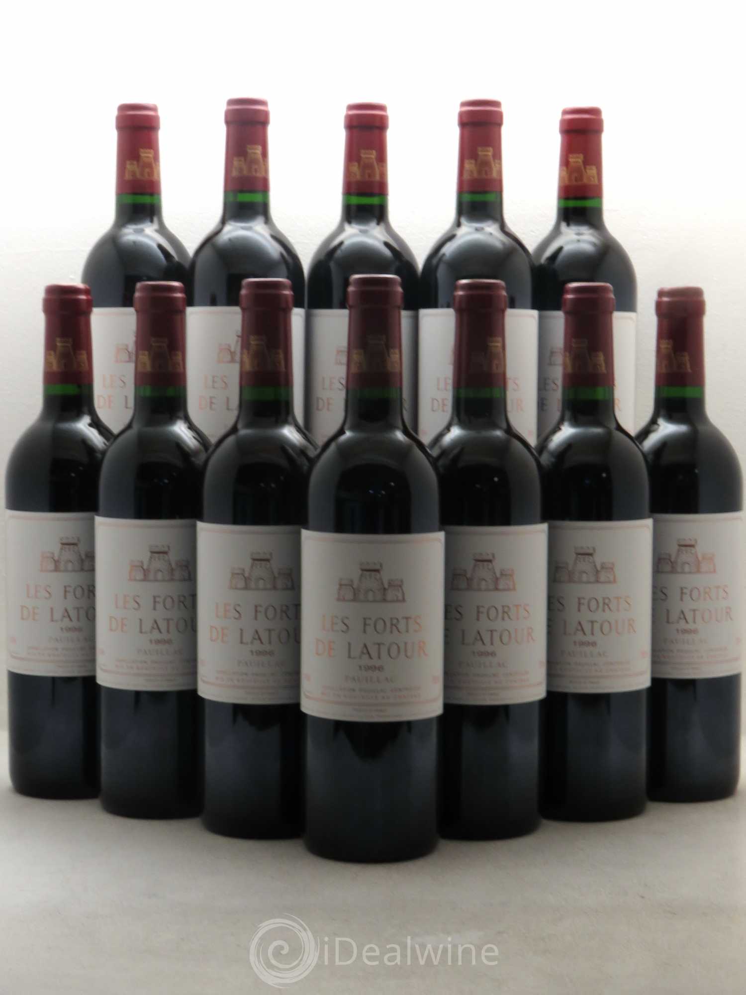 Les Forts de Latour Second Vin 1996 - Lot de 12 bouteilles - 0