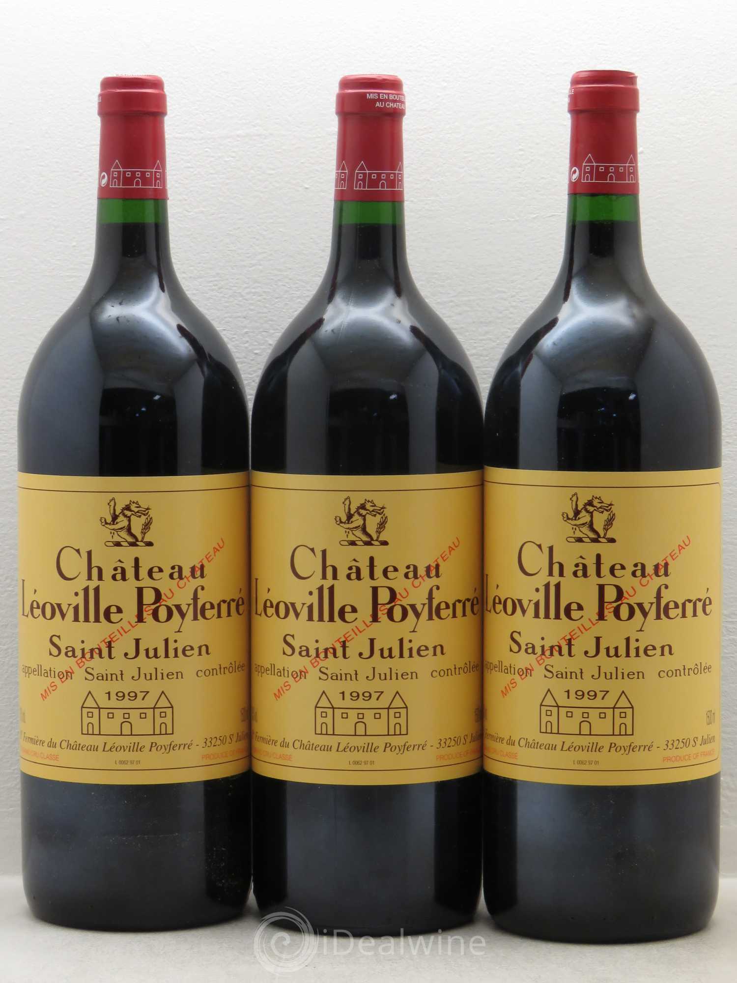 Château Léoville Poyferré 2ème Grand Cru Classé 1997 - Lot de 6 magnums - 2