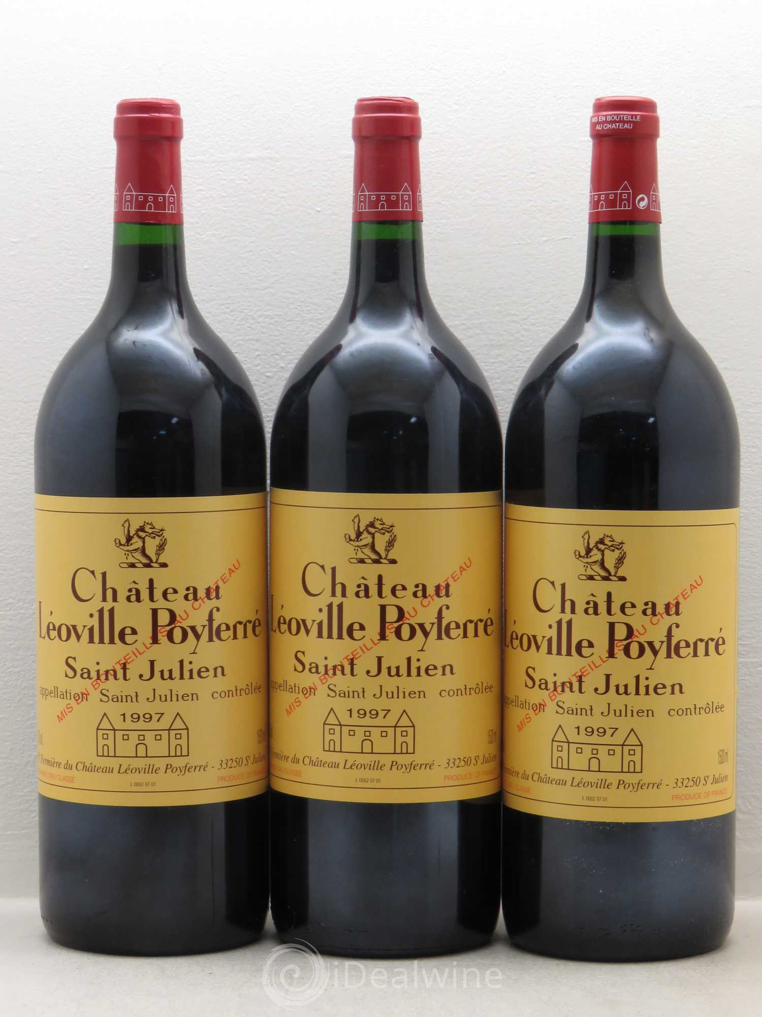 Château Léoville Poyferré 2ème Grand Cru Classé 1997 - Lot de 6 magnums - 2