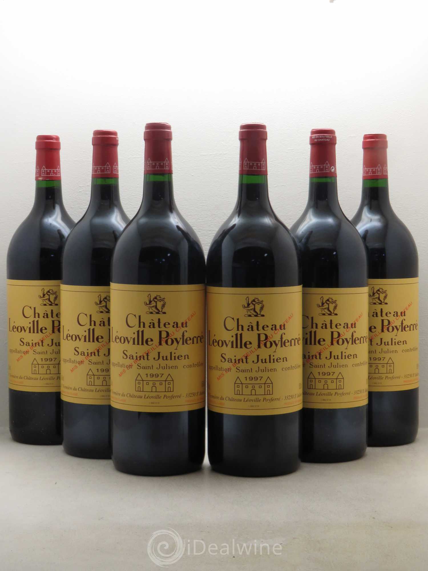 Château Léoville Poyferré 2ème Grand Cru Classé 1997 - Lot de 6 magnums - 0