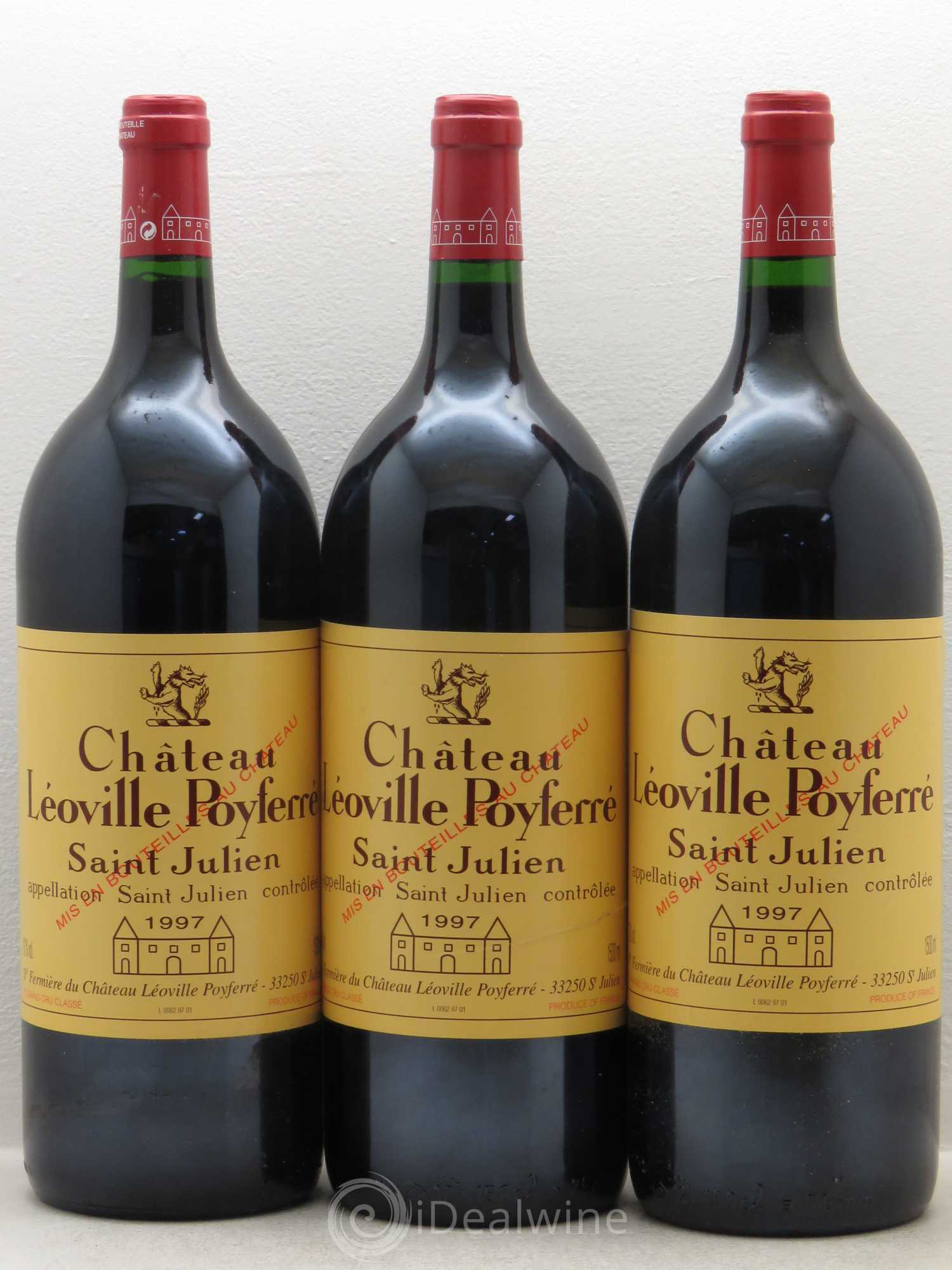 Château Léoville Poyferré 2ème Grand Cru Classé 1997 - Lot de 6 magnums - 2