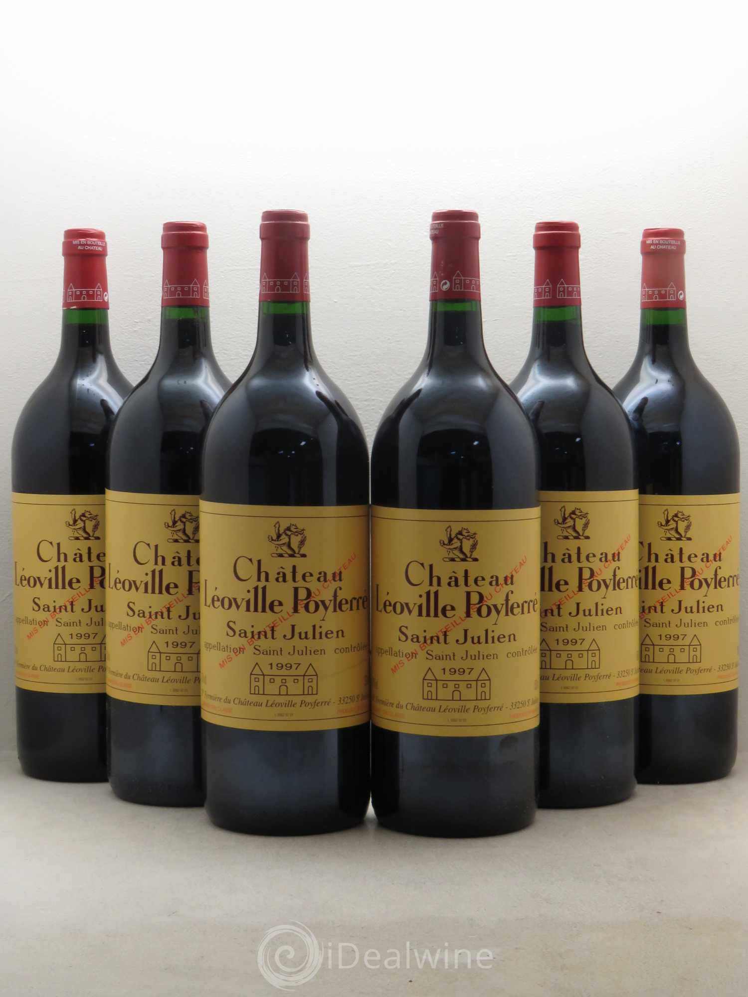 Château Léoville Poyferré 2ème Grand Cru Classé 1997 - Lot de 6 magnums - 0