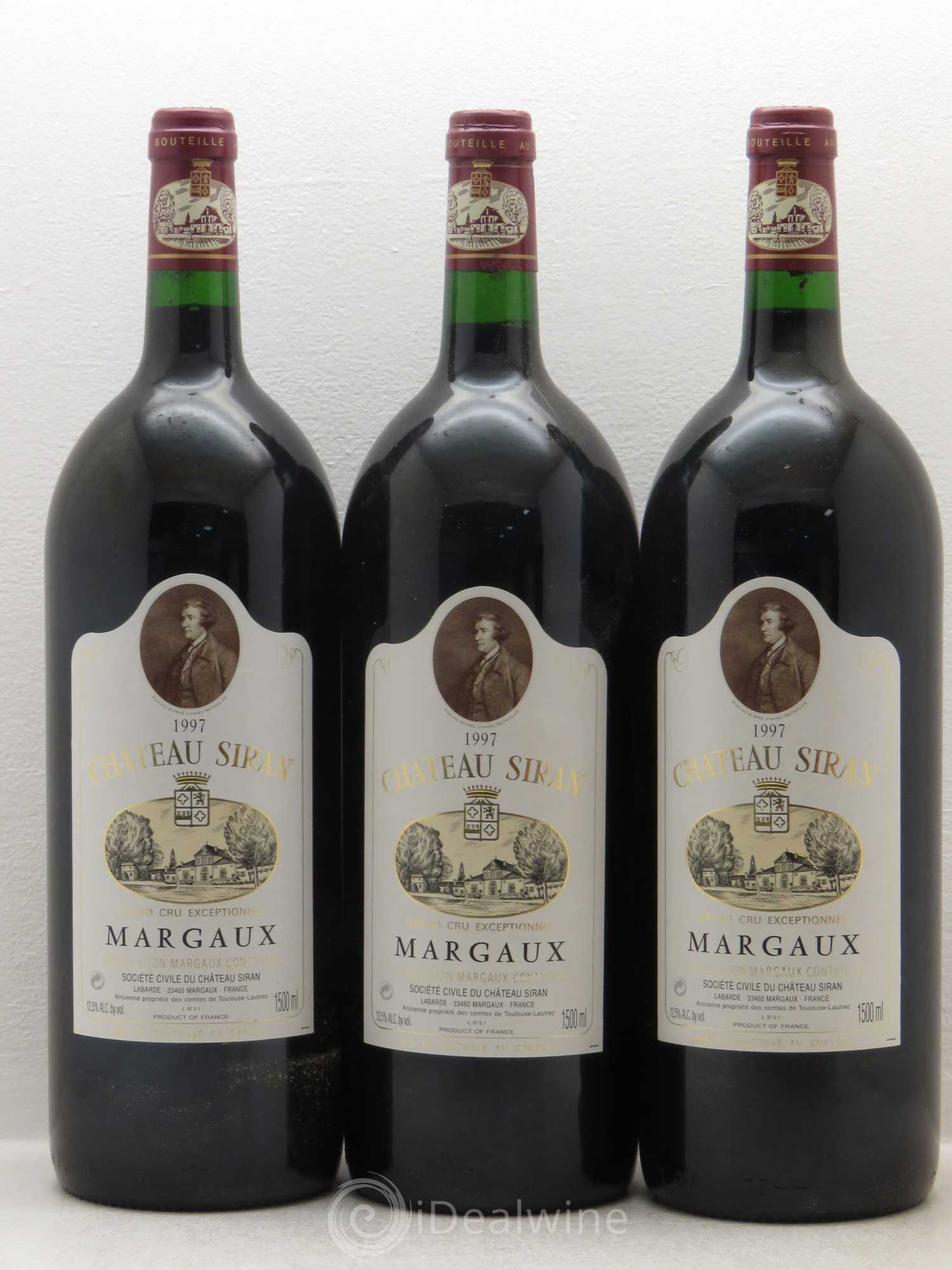 Château Siran 1997 - Lot de 6 magnums - 2