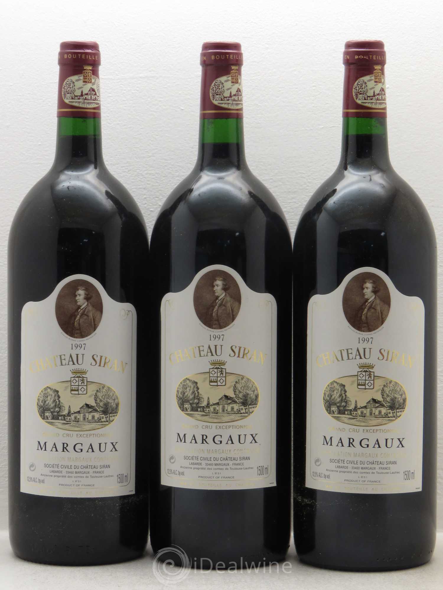 Château Siran 1997 - Lot de 6 magnums - 2