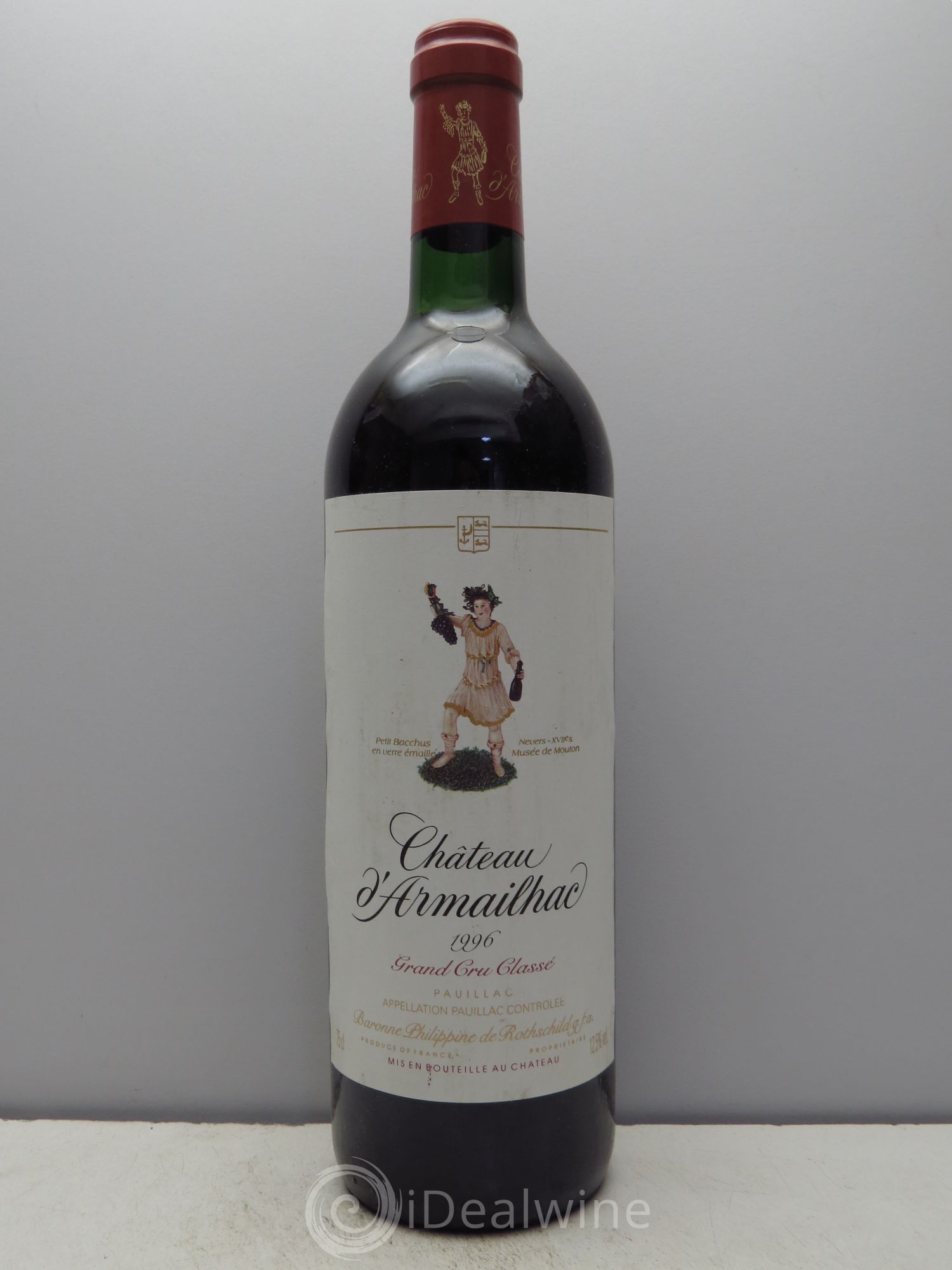 Château d' Armailhac - Mouton Baron(ne) Philippe 5ème Grand Cru Classé 1996 - Lot de 6 bouteilles - 0