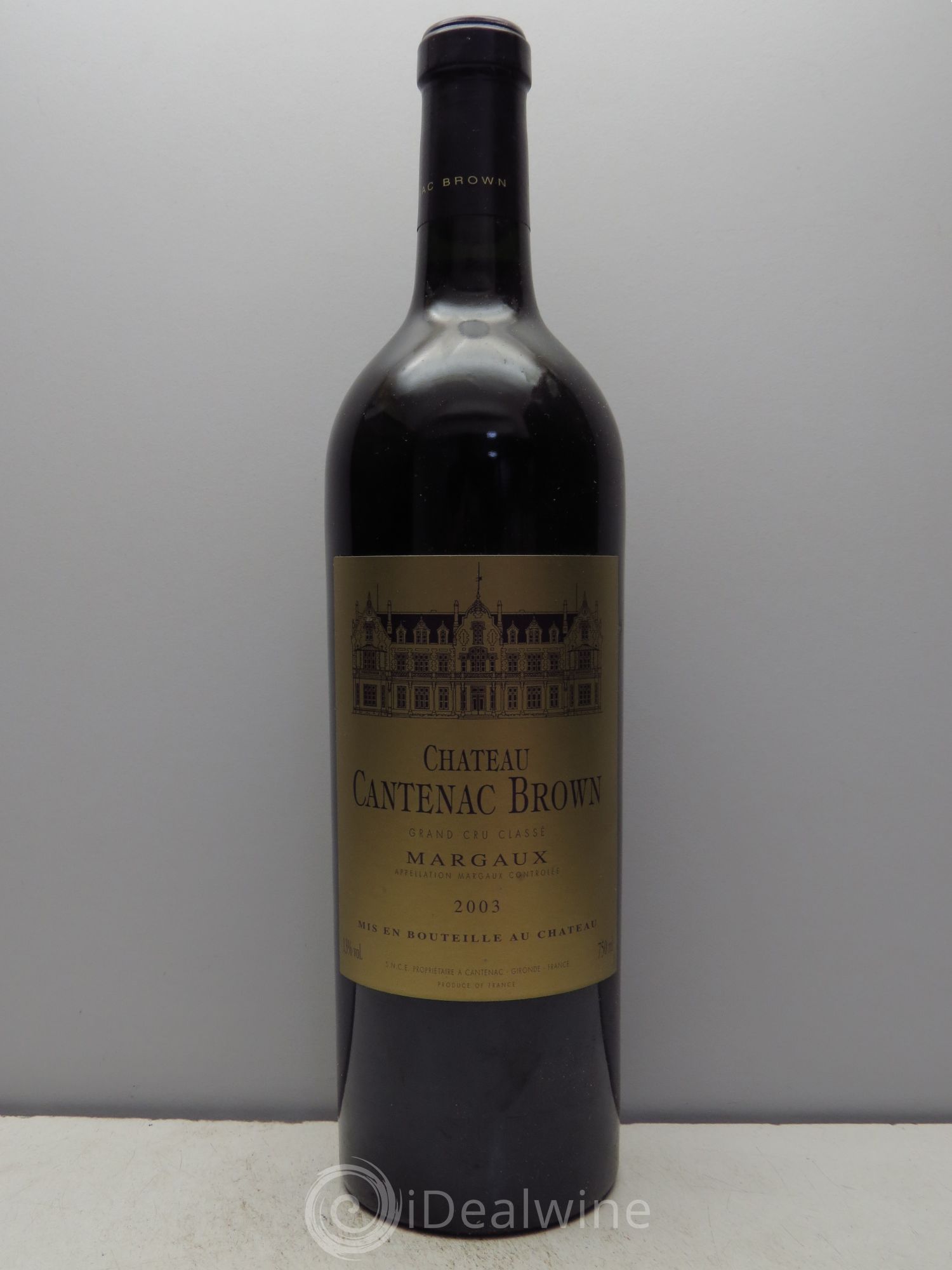 Château Cantenac Brown 3ème Grand Cru Classé 2003 - Lot de 12 bouteilles - 0