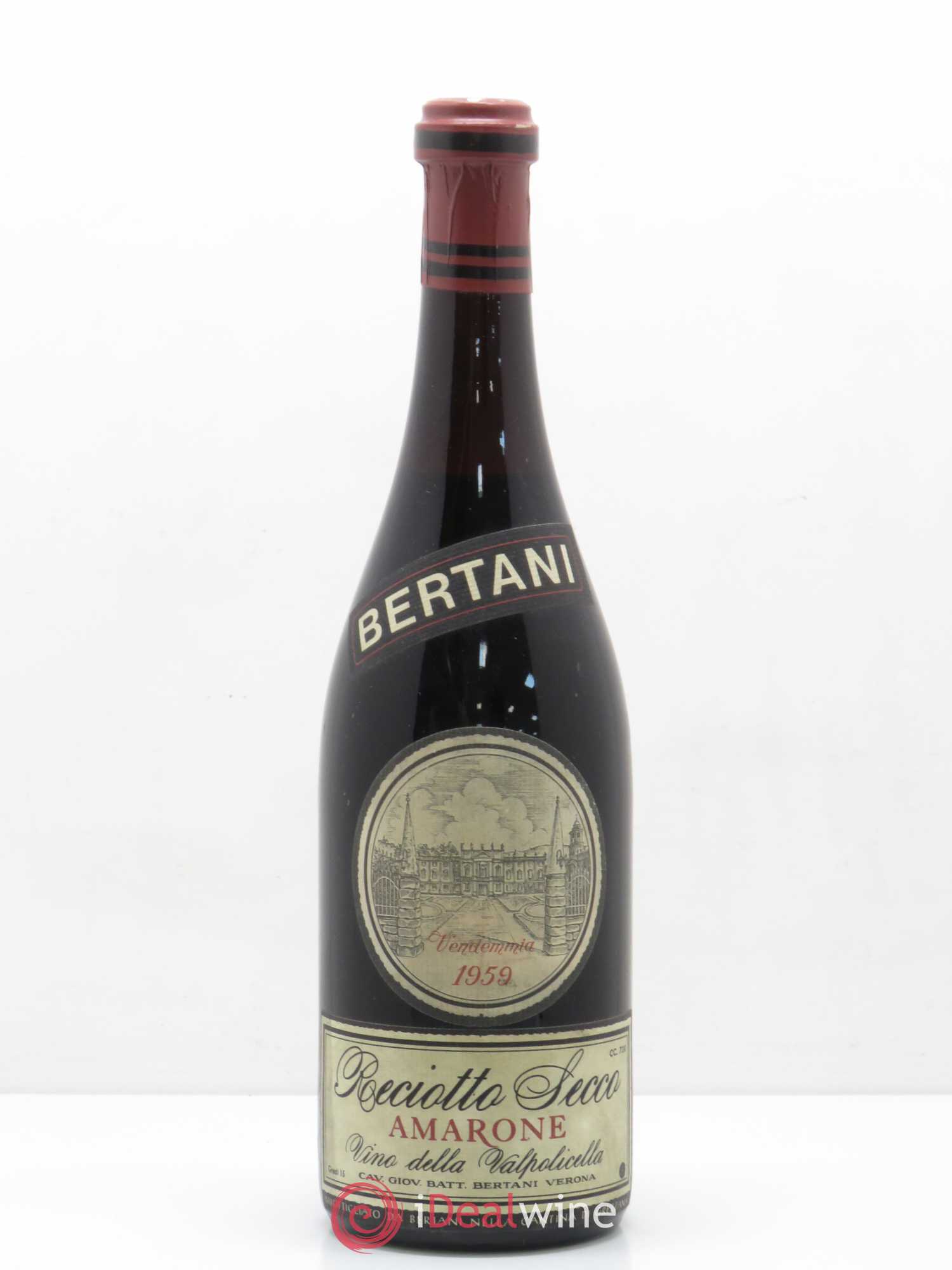 Amarone della Valpolicella DOC Reciotto Secco Bertani 1959 - Posten von 1 Flasche - 0