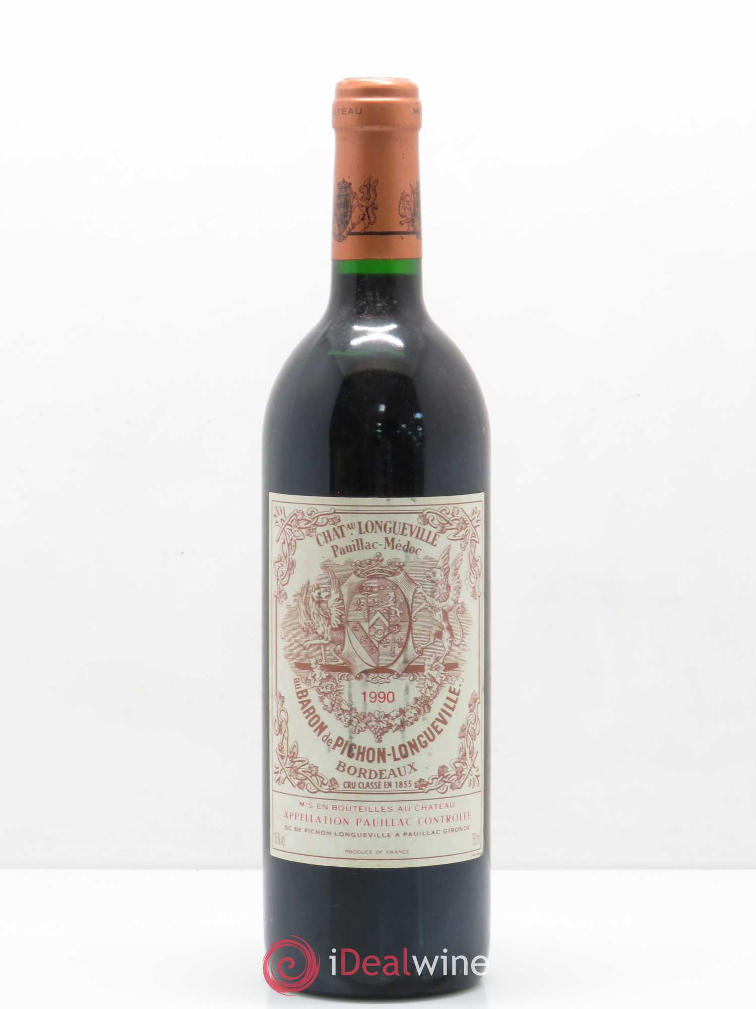 Pichon Longueville Baron 2ème Grand Cru Classé 1990 - Lot de 1 bouteille - 0