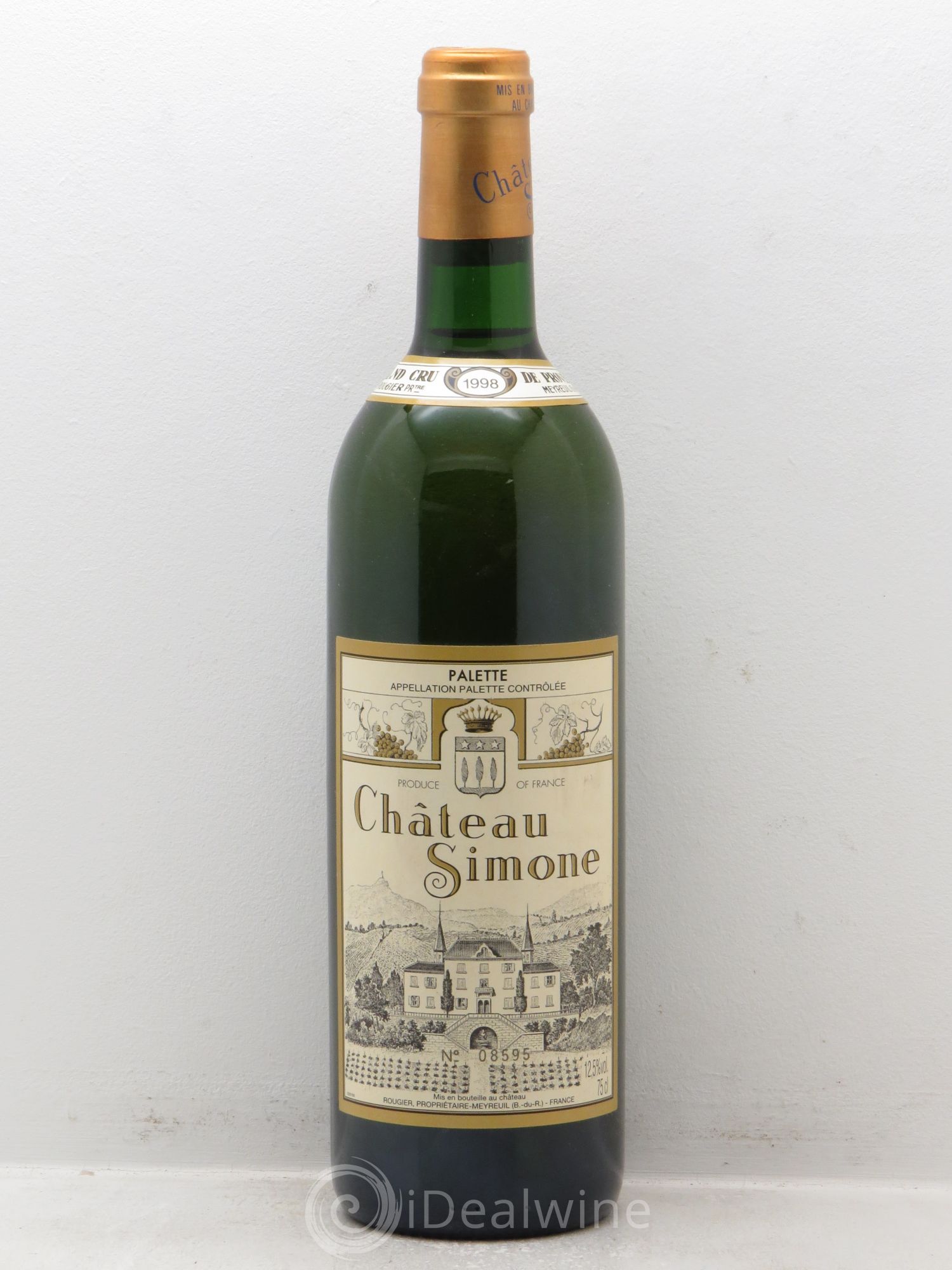 Palette Château Simone Famille Rougier 1998 - Posten von 1 Flasche - 0