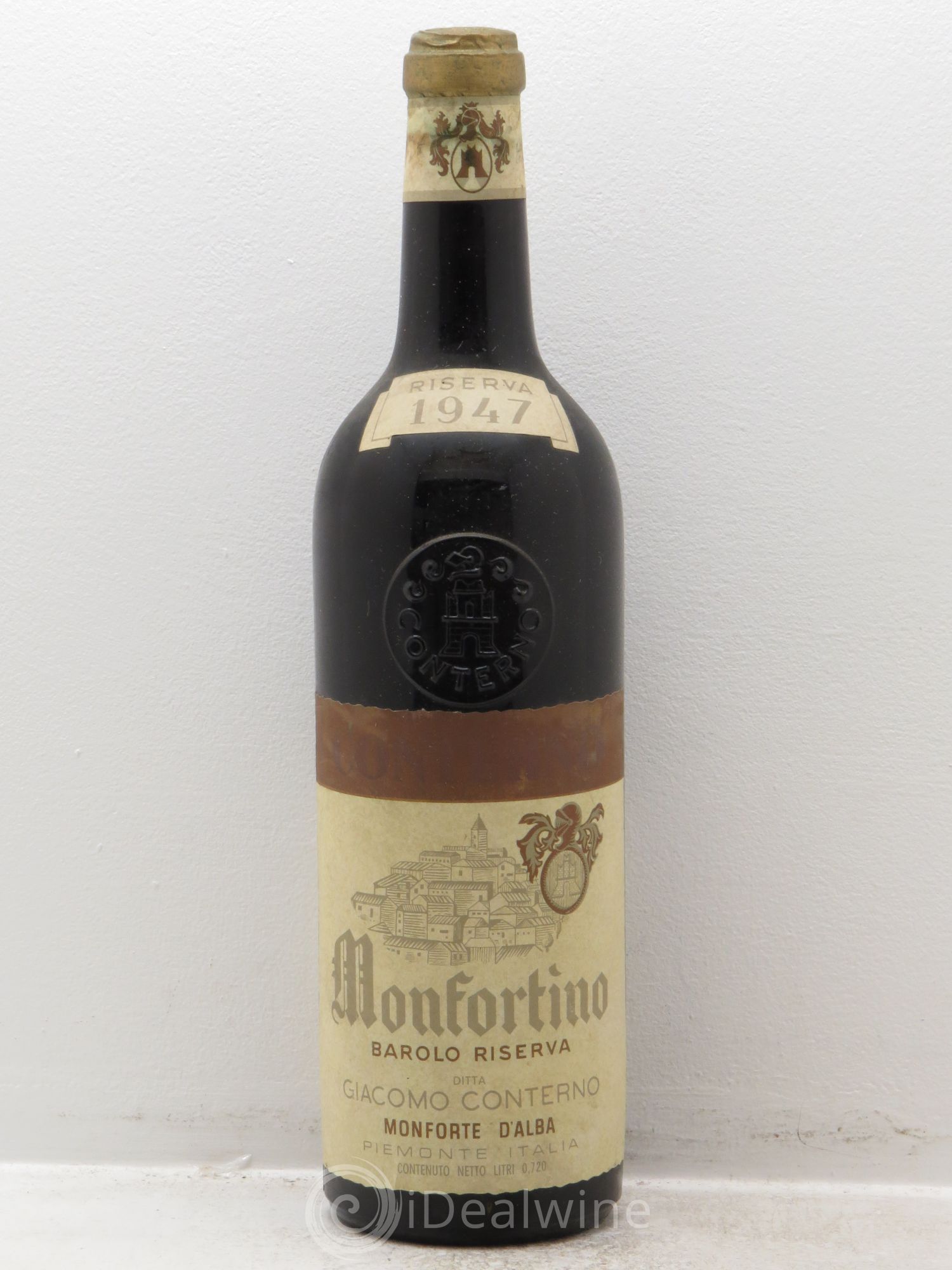 Barolo DOCG Riserva Monfortino Giacomo Conterno 1947 - Lot de 1 bouteille - 0