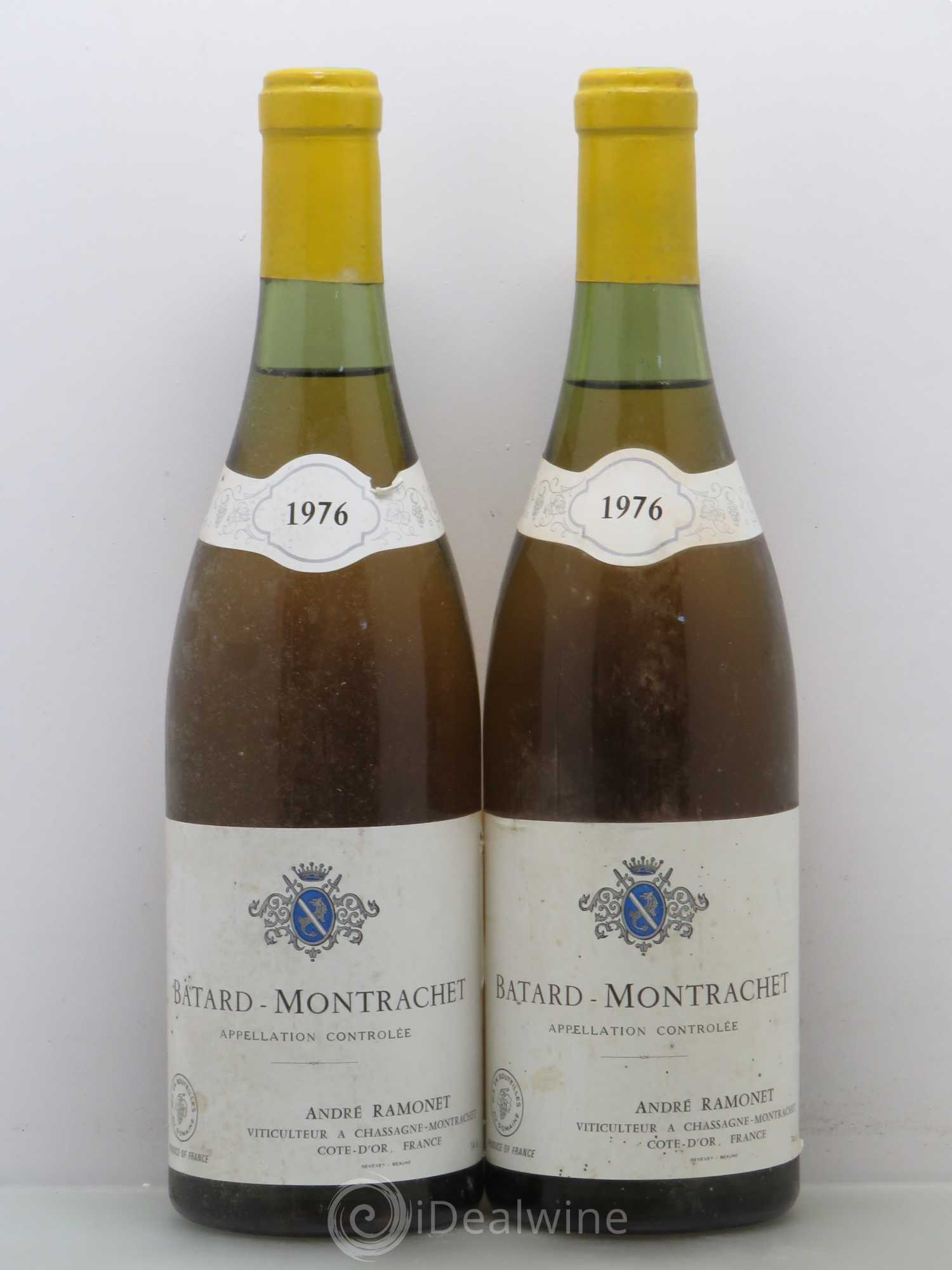 Bâtard-Montrachet Grand Cru Ramonet (Domaine) (sans prix de réserve) 1976 - Lot de 2 bouteilles - 0