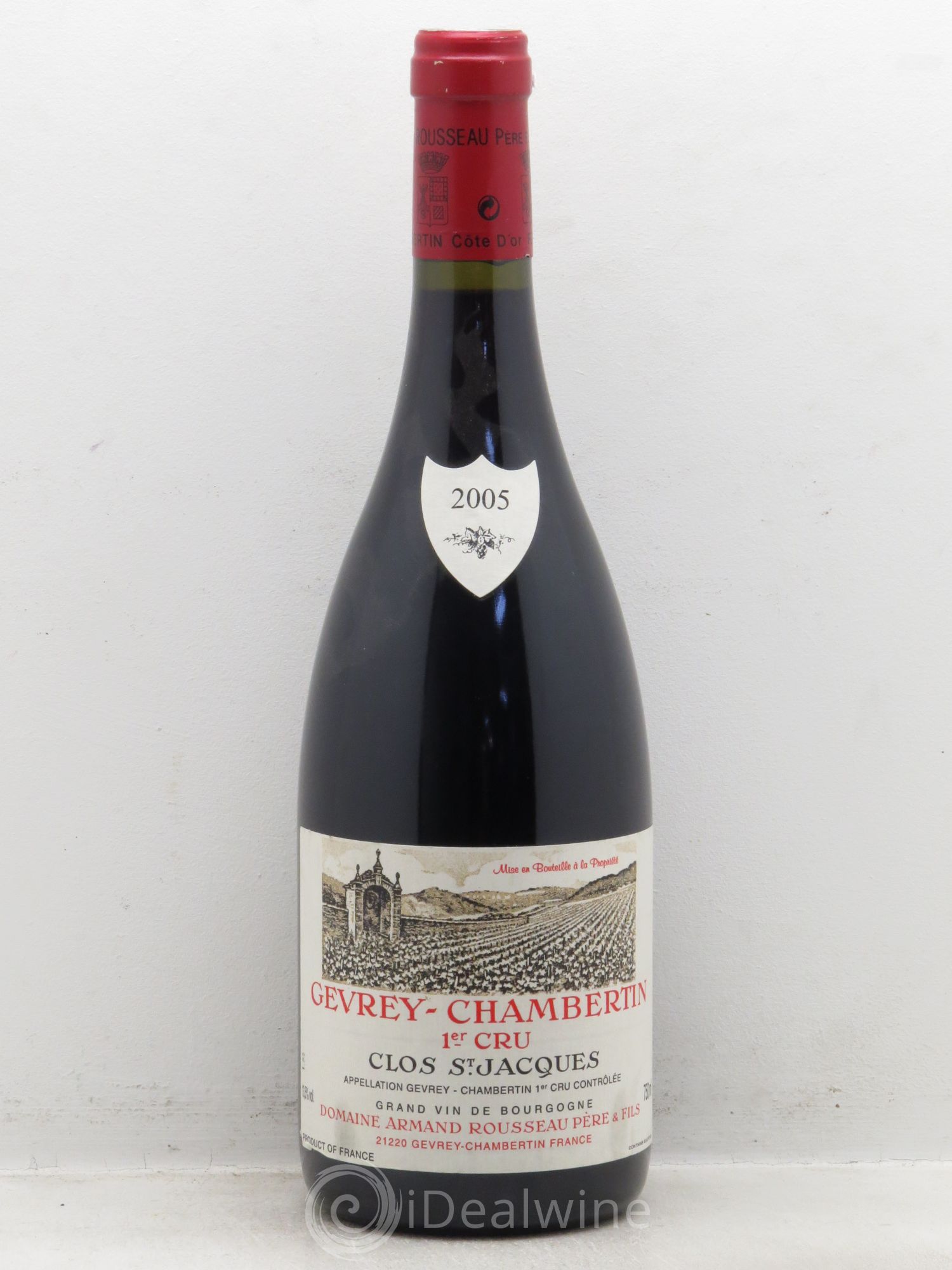 Gevrey-Chambertin 1er Cru Clos Saint-Jacques Armand Rousseau (Domaine) 2005 - Lot de 1 bouteille - 0