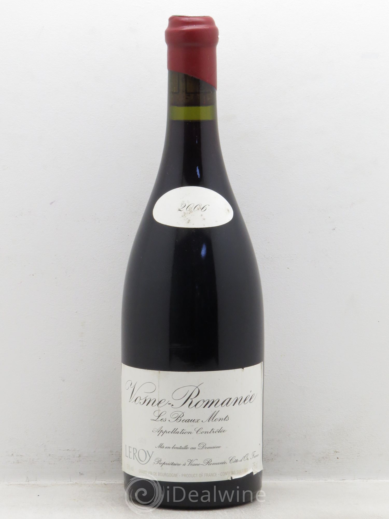 Vosne-Romanée 1er Cru Les Beaux-Monts Leroy (Domaine) 2006 - Lot de 1 bouteille - 0