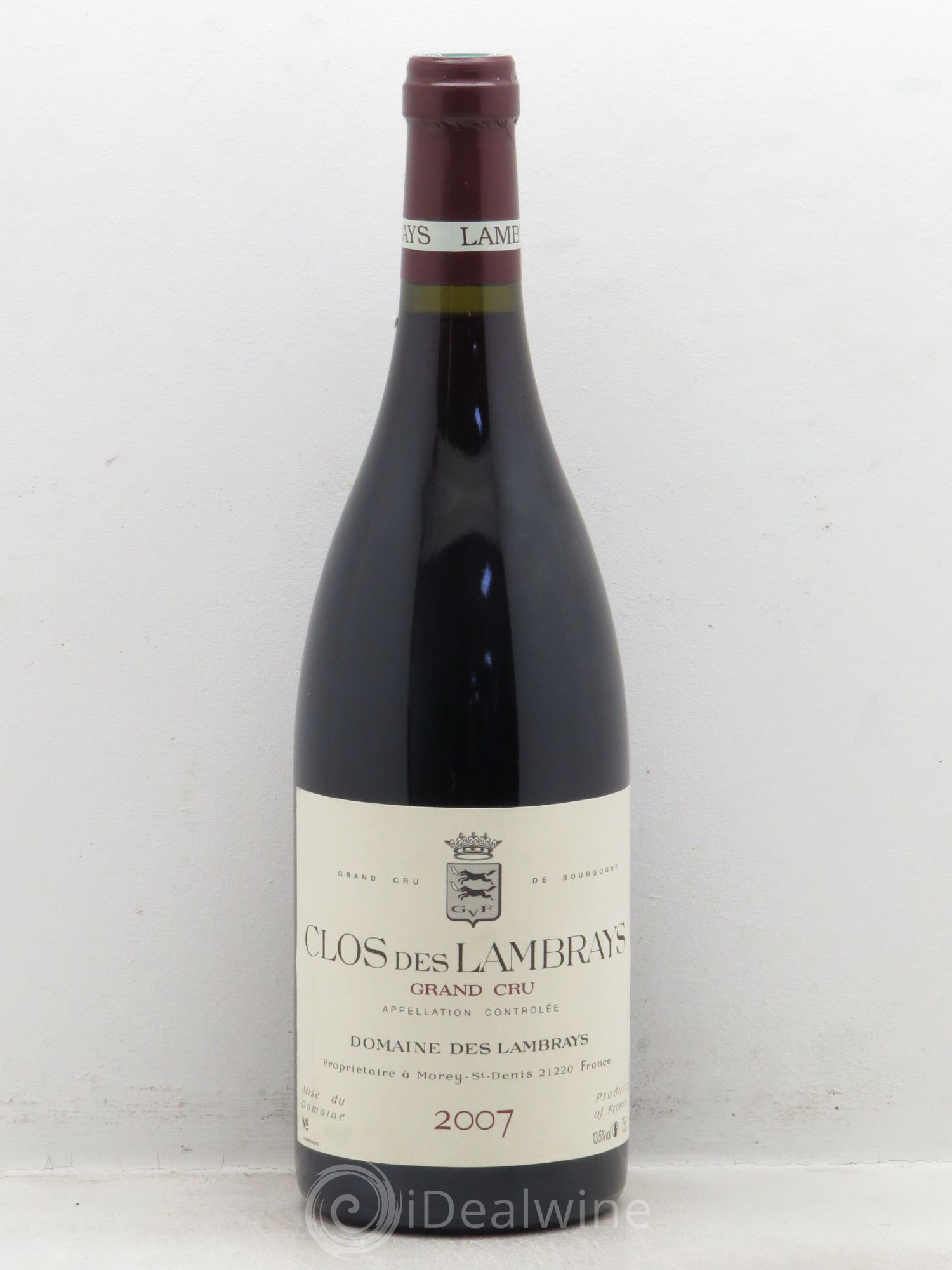 Clos des Lambrays Grand Cru Domaine des Lambrays 2007 - Lot de 1 bouteille - 0