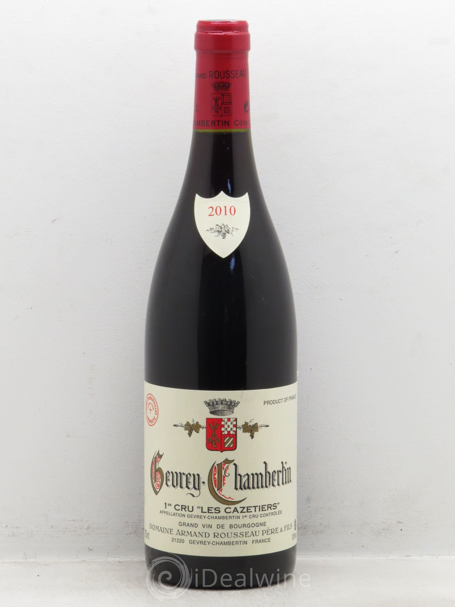 Gevrey-Chambertin 1er Cru Les Cazetiers Armand Rousseau (Domaine) 2010 - Lot de 1 bouteille - 0