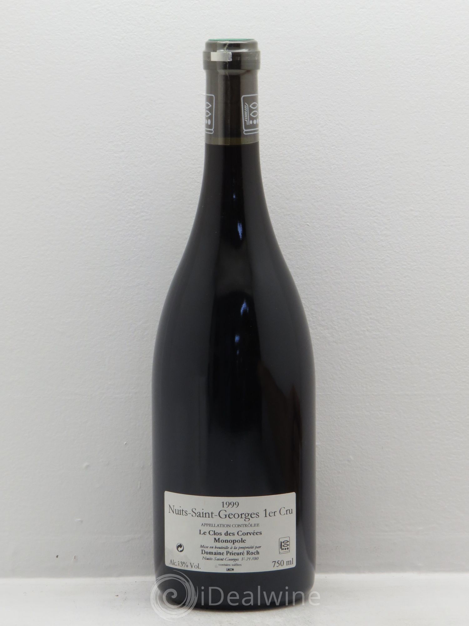 Nuits-Saint-Georges clos des corvées Prieuré Roch 1999 - Lot de 1 bouteille - 1