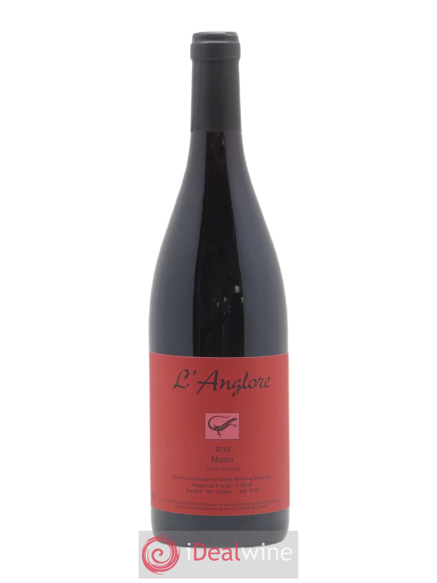Vin de France Nizon L'Anglore 2019 - Lot de 1 bouteille - 0
