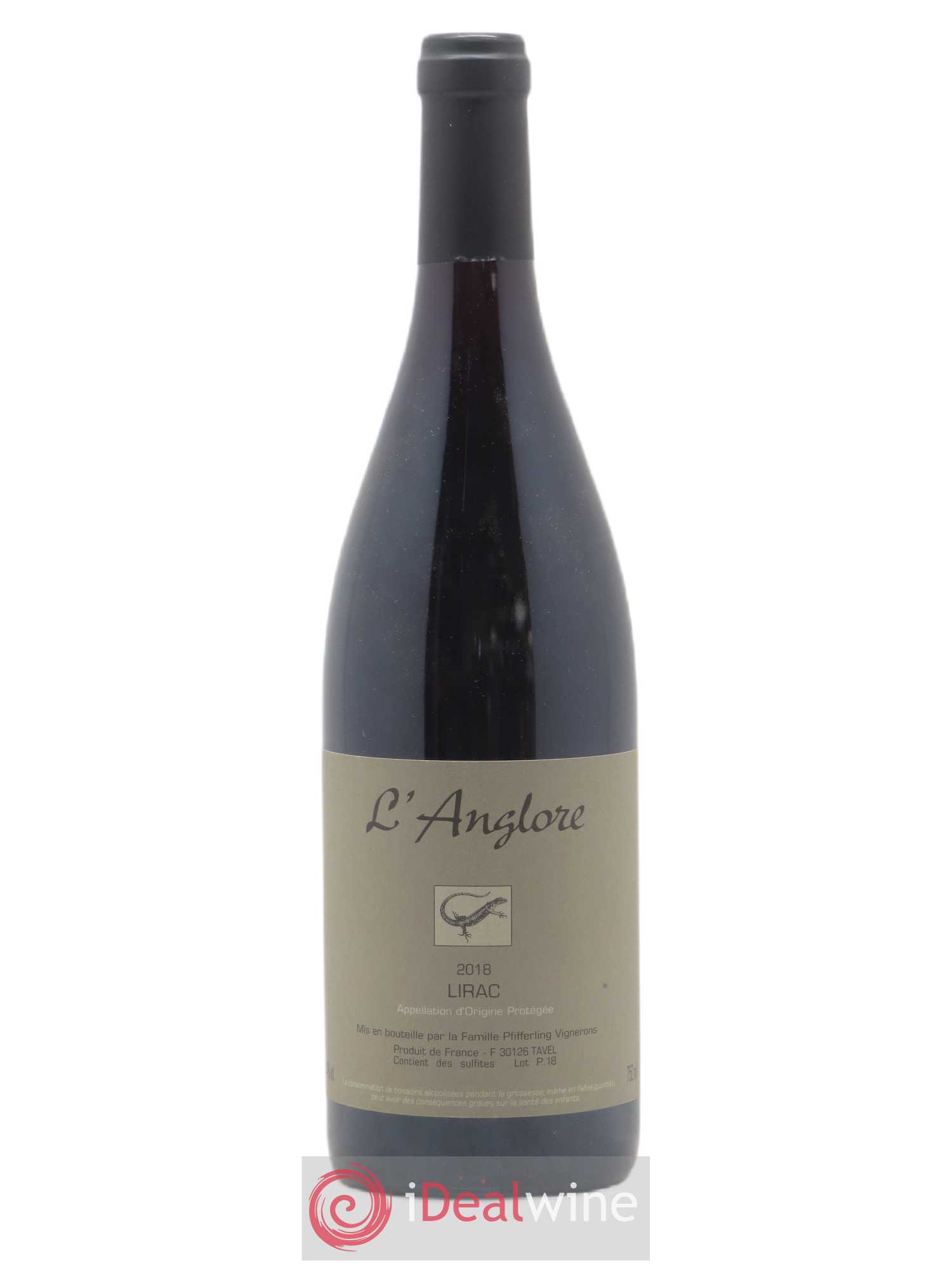 Lirac L'Anglore 2018 - Lot de 1 bouteille - 0