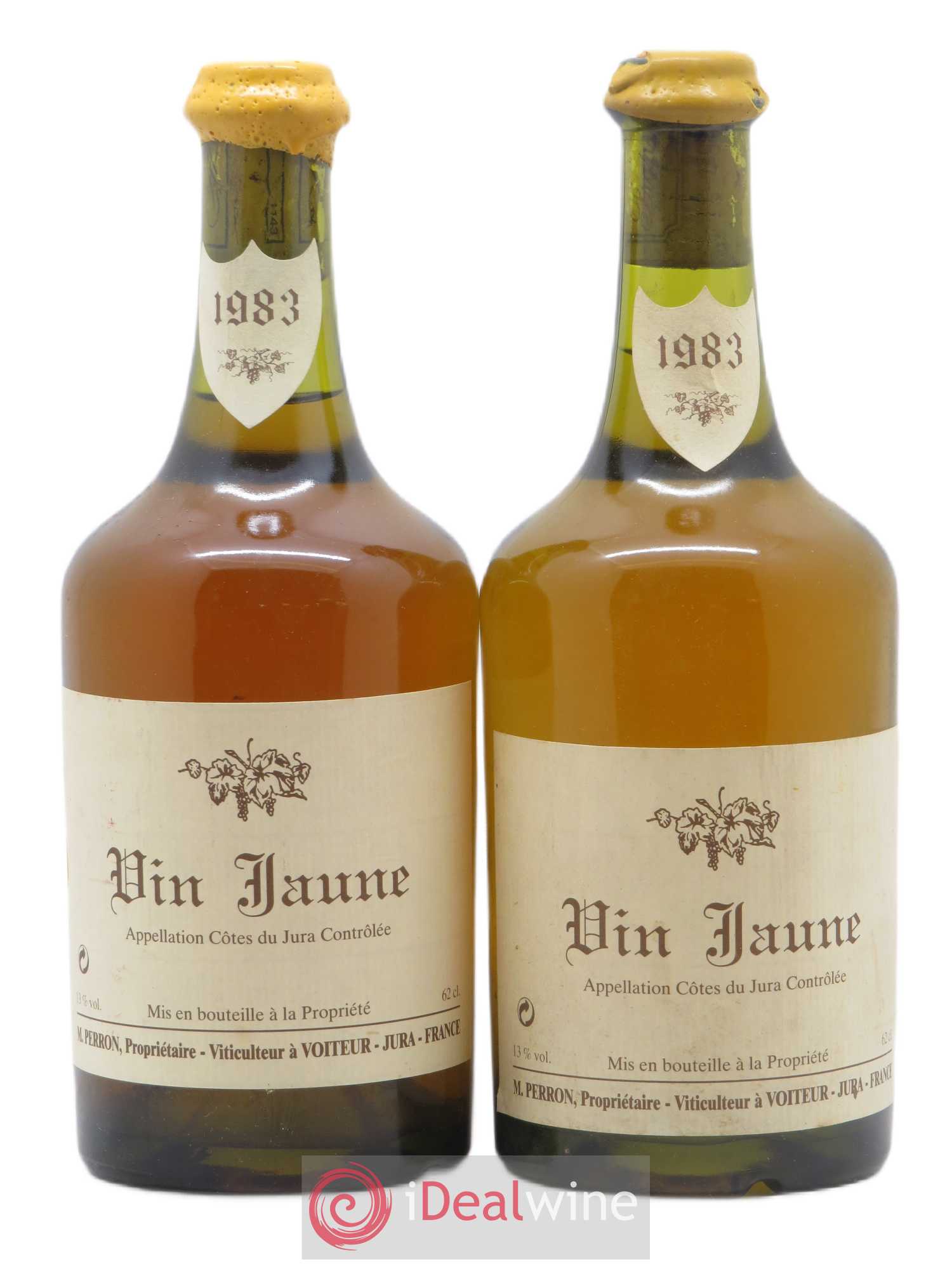 Côtes du Jura Vin Jaune M.Perron 1983 - Lot de 2 bouteilles - 0