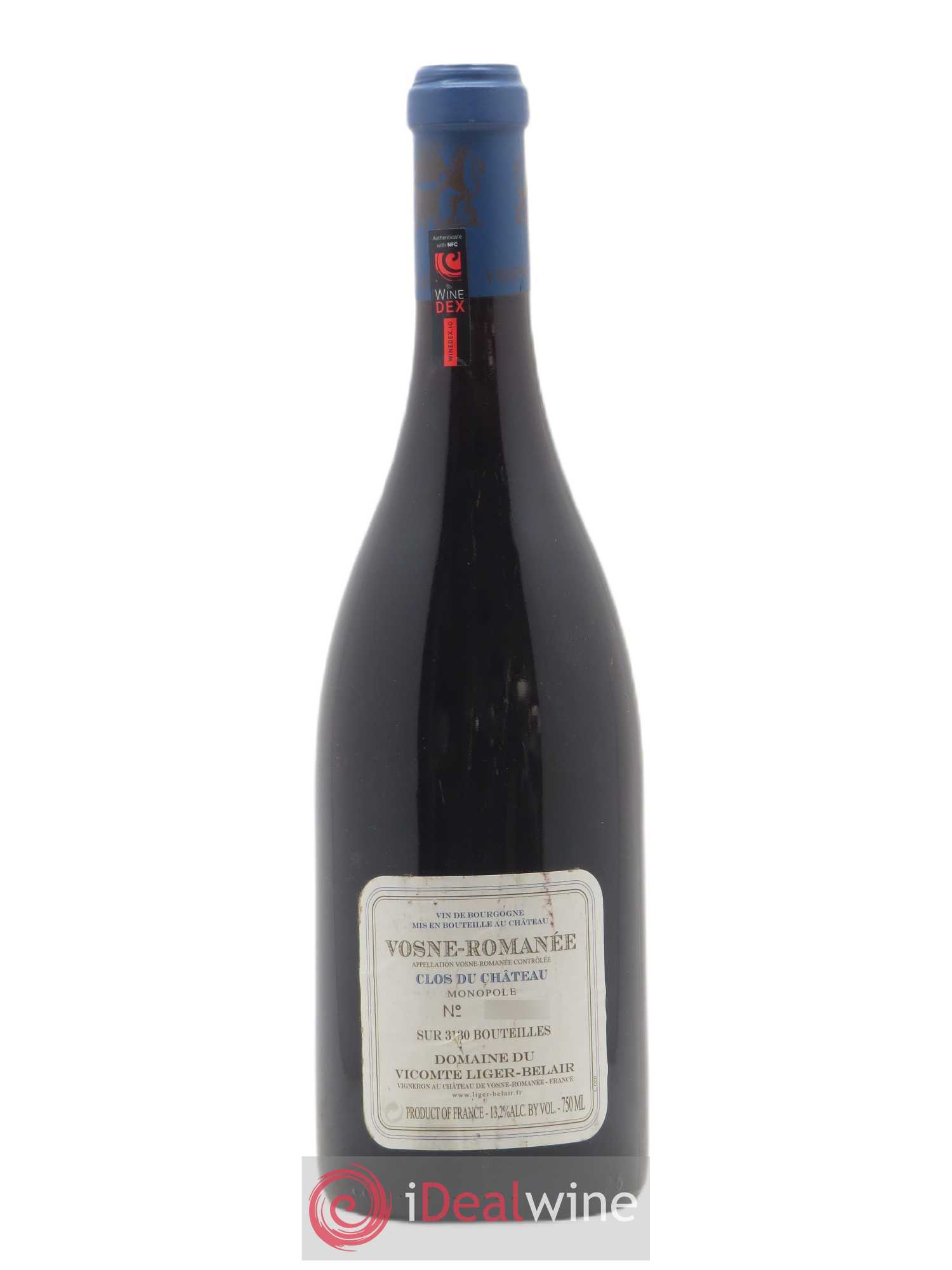 Vosne-Romanée Clos du Château Comte Liger-Belair (Domaine du) 2002 - Lot de 1 bouteille - 1