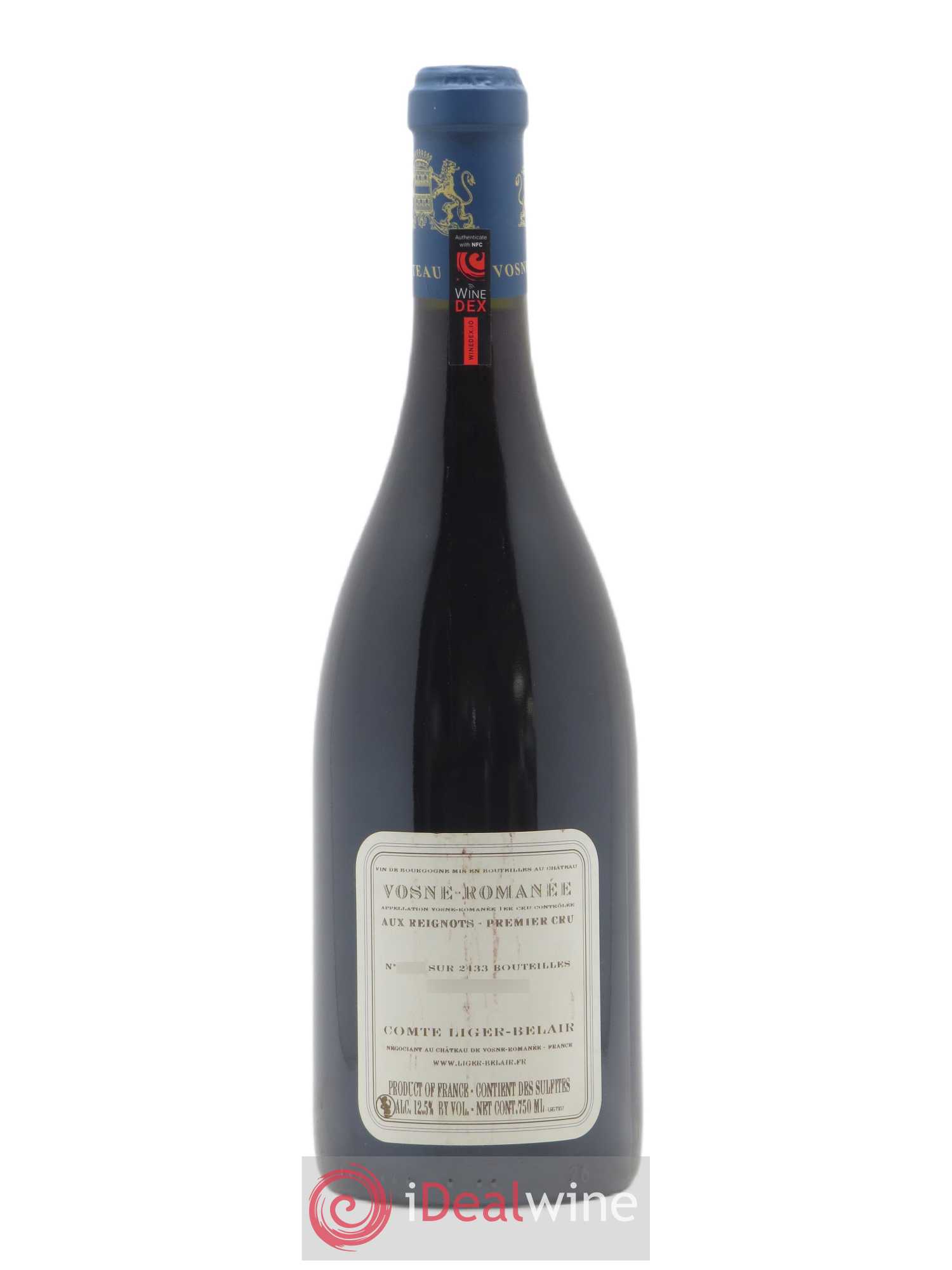 Vosne-Romanée 1er Cru Aux Reignots Ch. de Vosne-Romanée Comte Liger-Belair (Domaine du) 2007 - Lot de 1 bouteille - 1