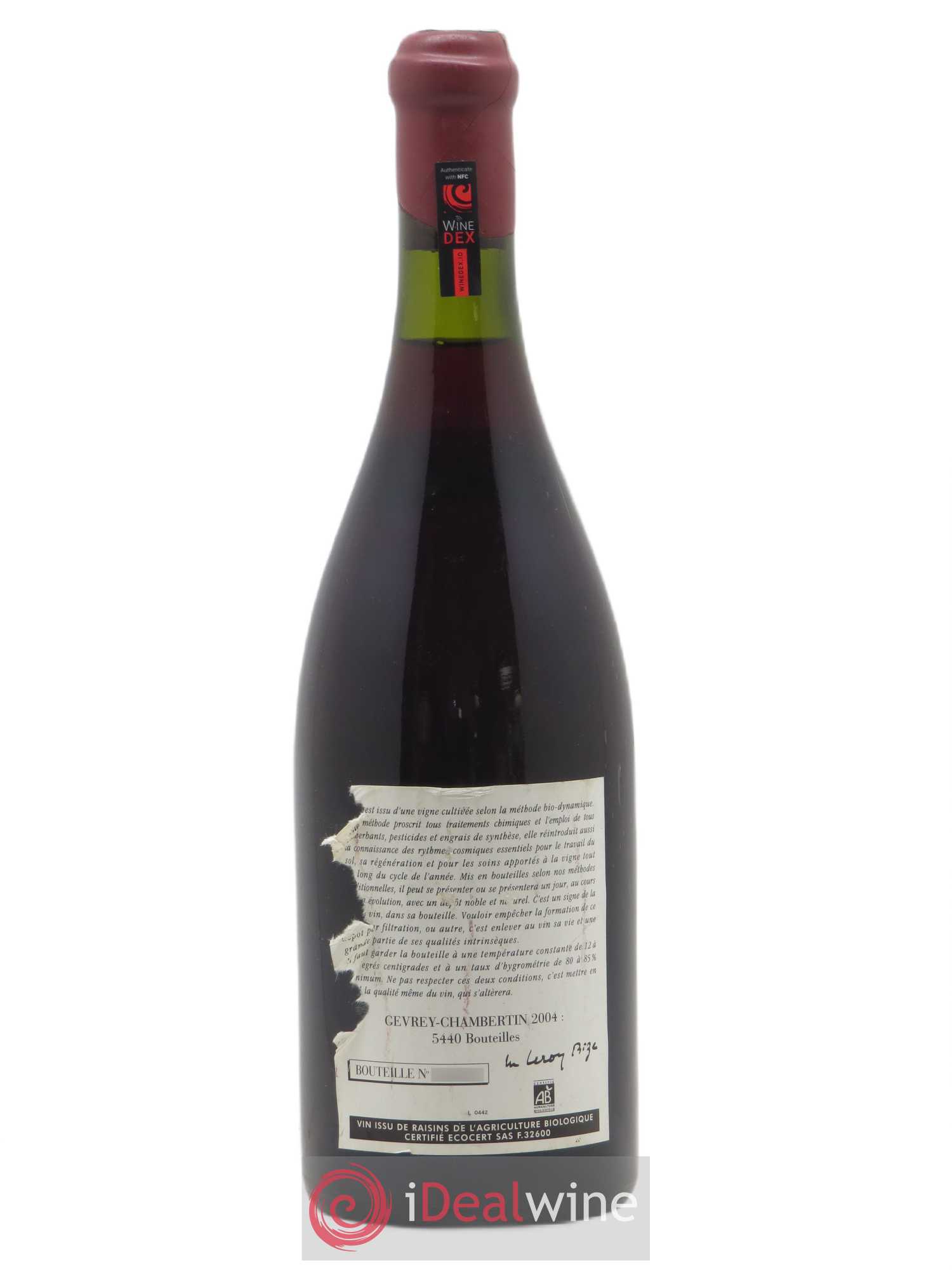 Gevrey-Chambertin 2004 - Posten von 1 Flasche - 1