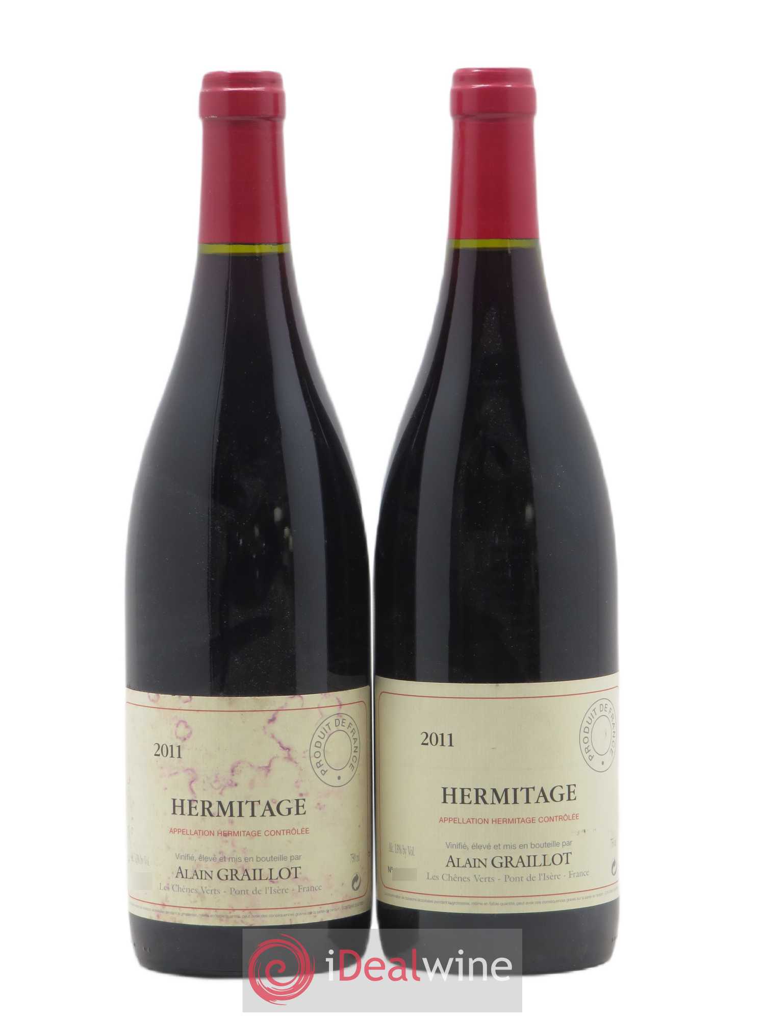 Hermitage Domaine Graillot 2011 - Lot de 2 bouteilles - 0