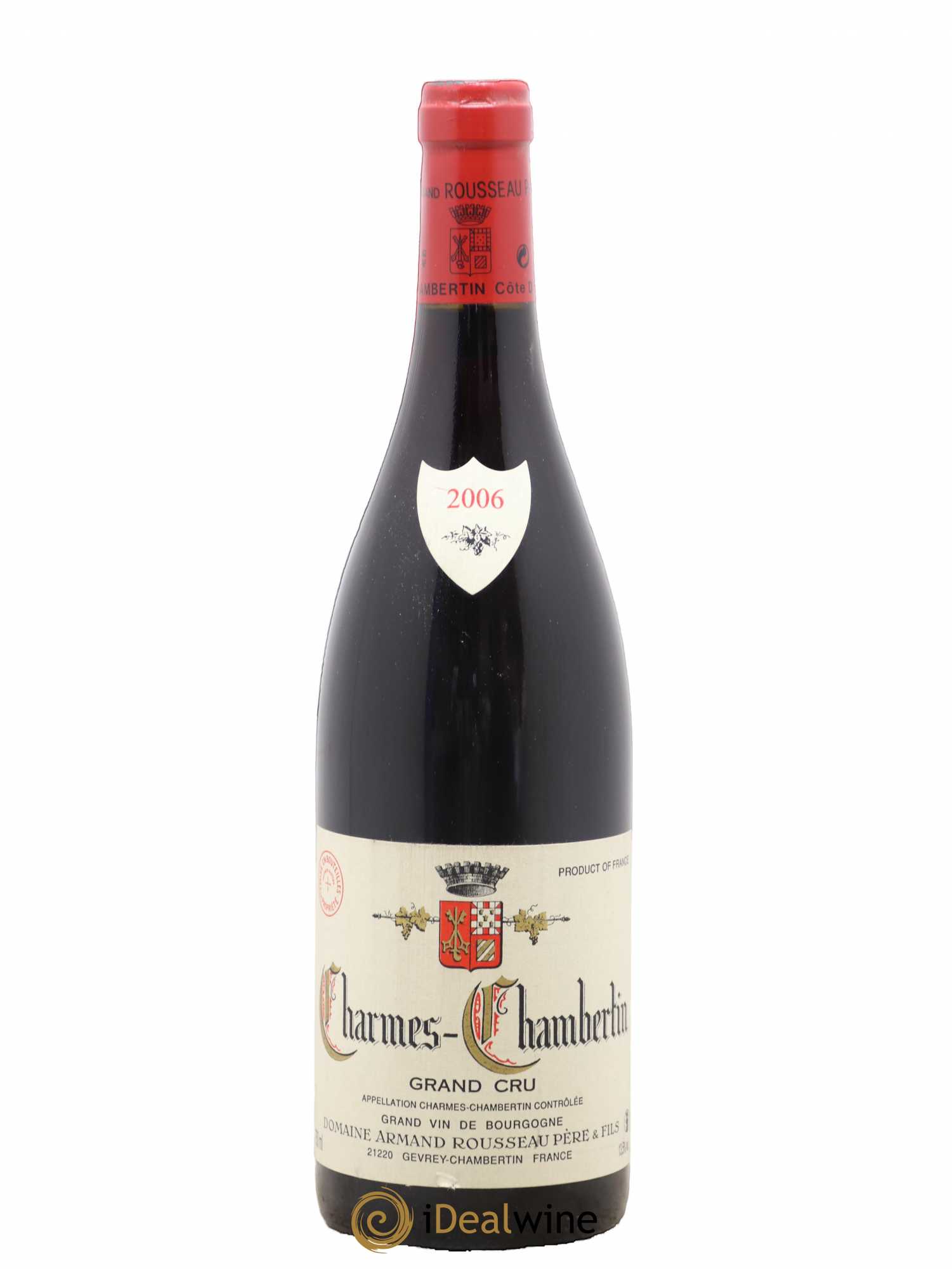 Charmes-Chambertin Grand Cru Armand Rousseau (Domaine) 2006 - Lot de 1 bouteille - 0