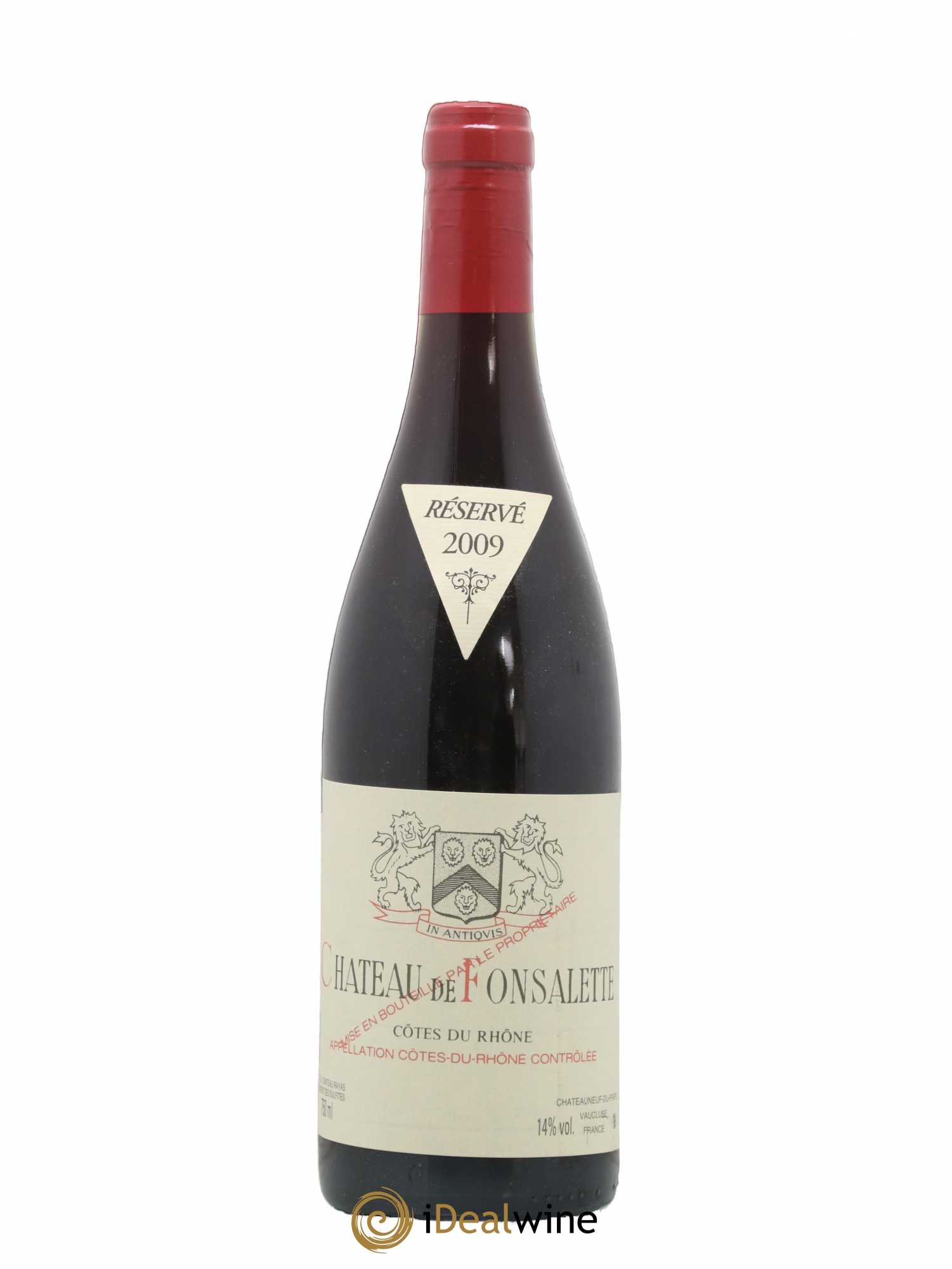 Côtes-du-Rhône Château de Fonsalette Emmanuel Reynaud 2009 - Lot de 1 bouteille - 0