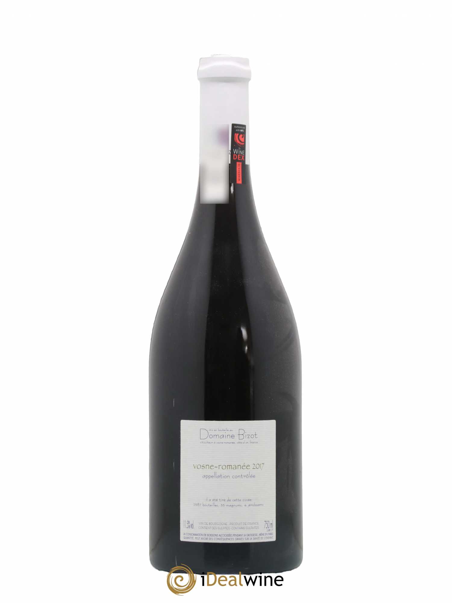 Vosne-Romanée Bizot (Domaine) 2017 - Lot de 1 bouteille - 1