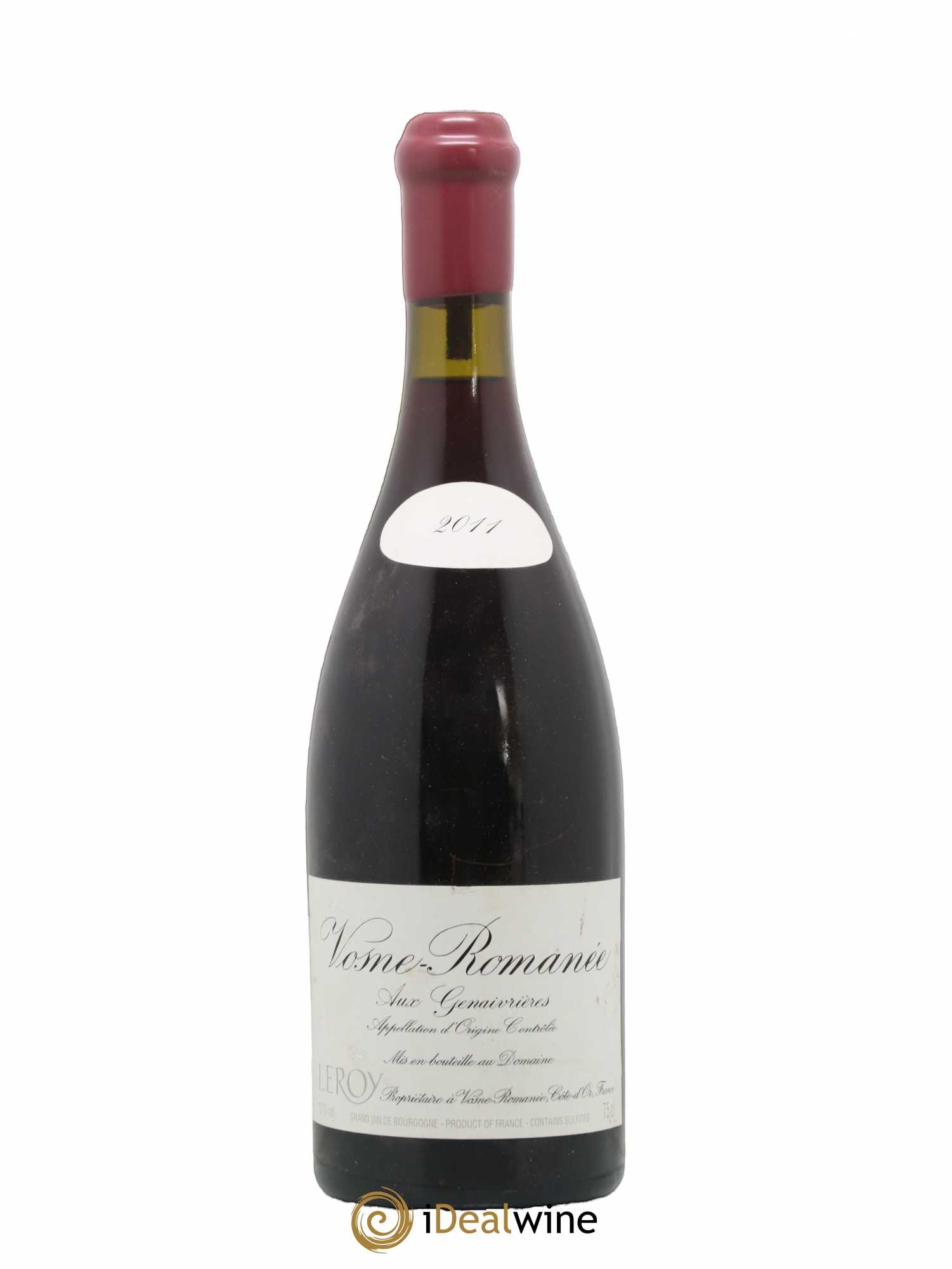 Vosne-Romanée Les Genaivrières Leroy (Domaine) 2011 - Lot de 1 bouteille - 0
