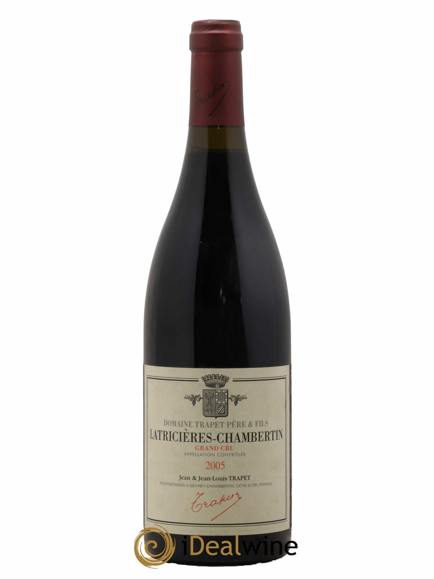 Latricières-Chambertin Grand Cru Domaine Trapet 2005 - Lot de 1 bouteille - 0