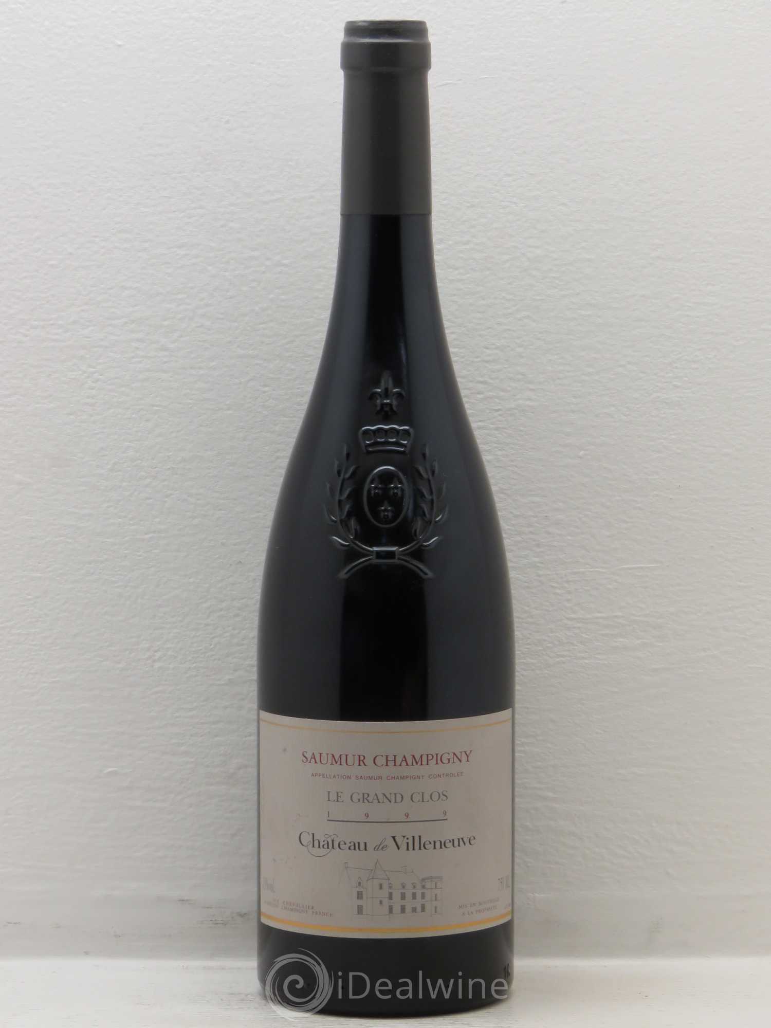 Saumur-Champigny Le Grand Clos Château de Villeneuve 1999 - Lot de 1 bouteille - 0