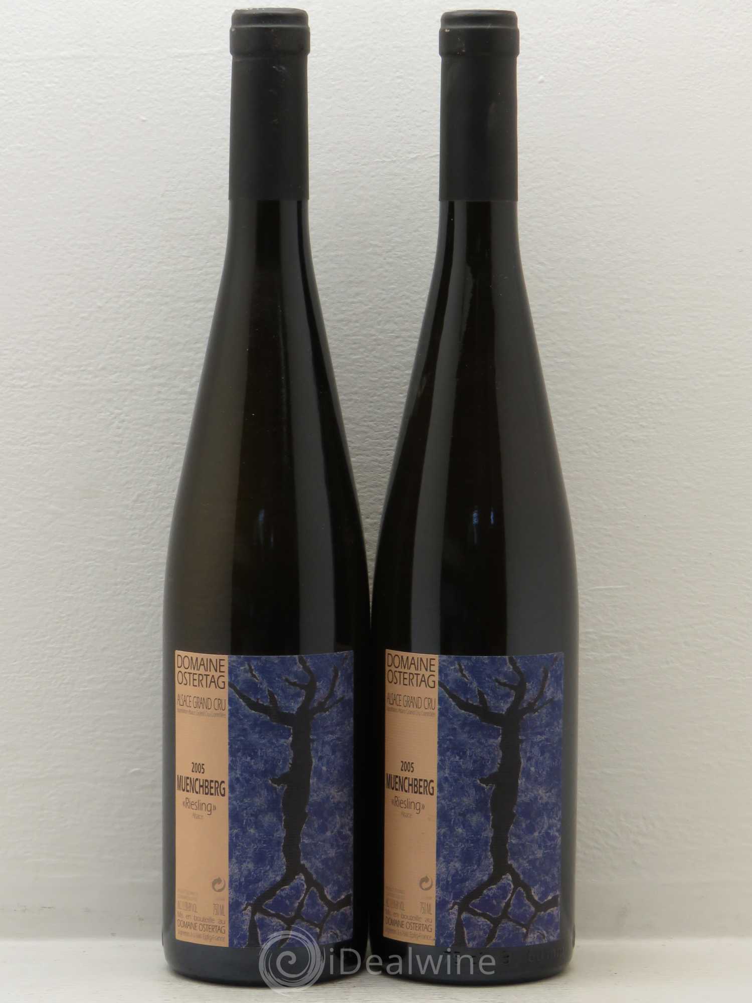 Alsace Riesling Grand Cru Muenchberg Ostertag (Domaine) 2005 - Lot de 2 bouteilles - 0