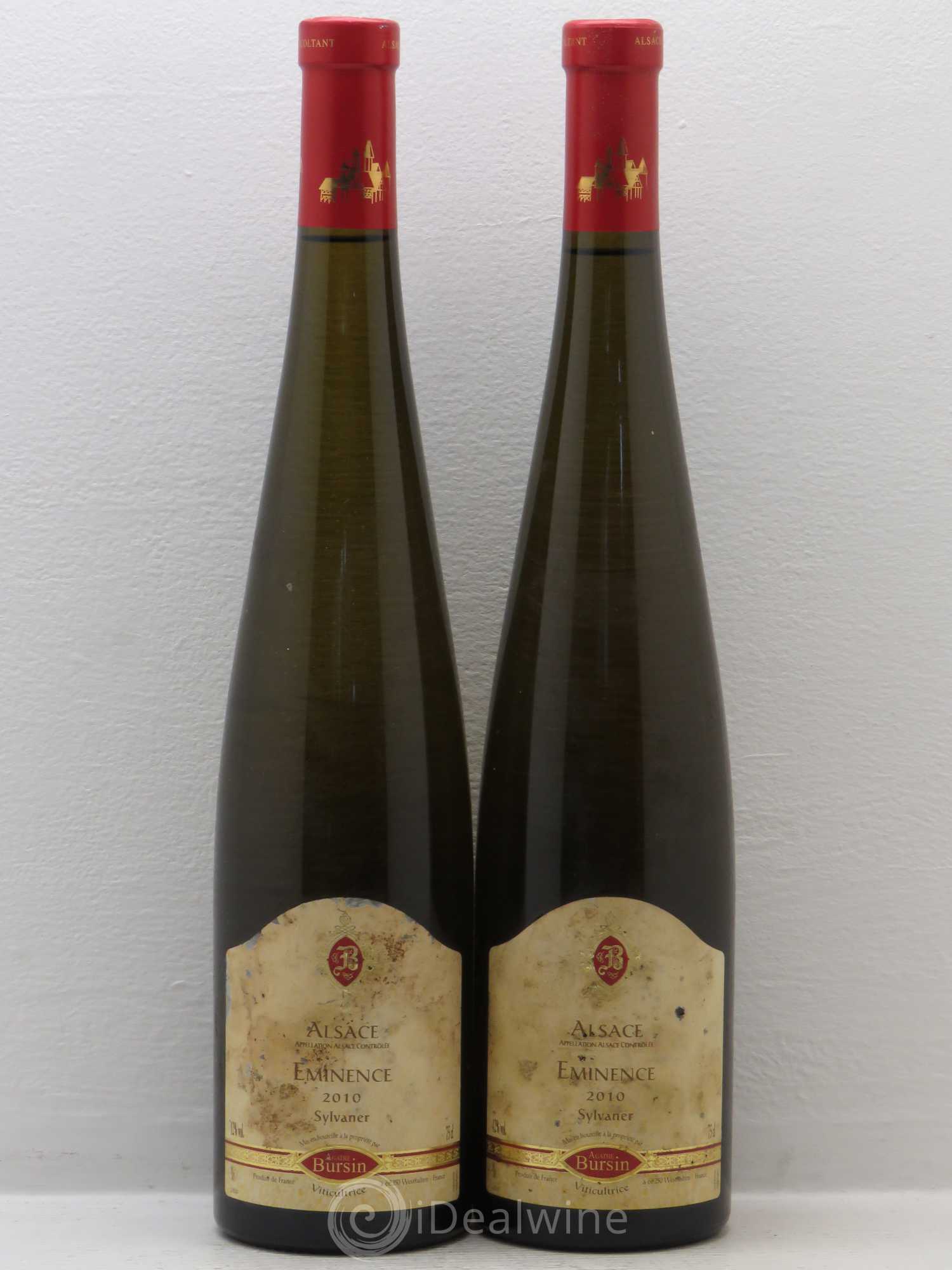 Sylvaner Eminence Agathe Bursin 2010 - Posten von 2 Flaschen - 0