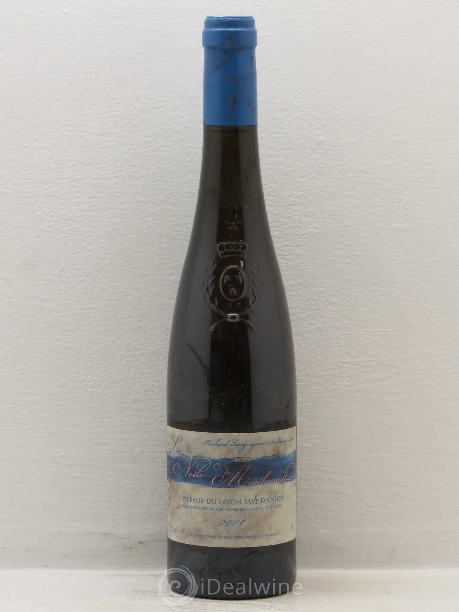Coteaux du Layon Faye d'Anjou Les Noëls de Montbenault - Richard Leroy 50 cl 2004 - Lotto di 1 bottiglia - 0