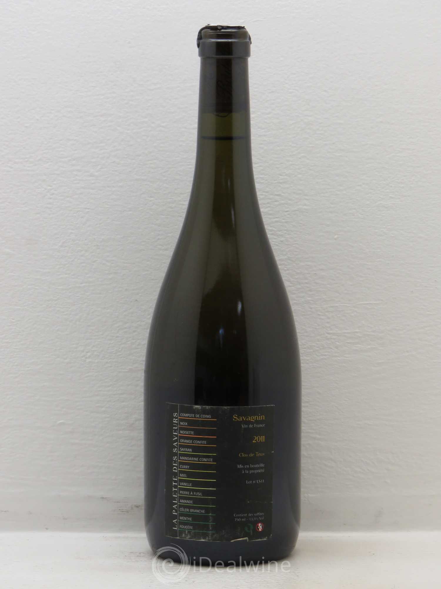 Vin de France Savagnin Clos de Trus François Rousset-Martin 2011 - Posten von 1 Flasche - 1