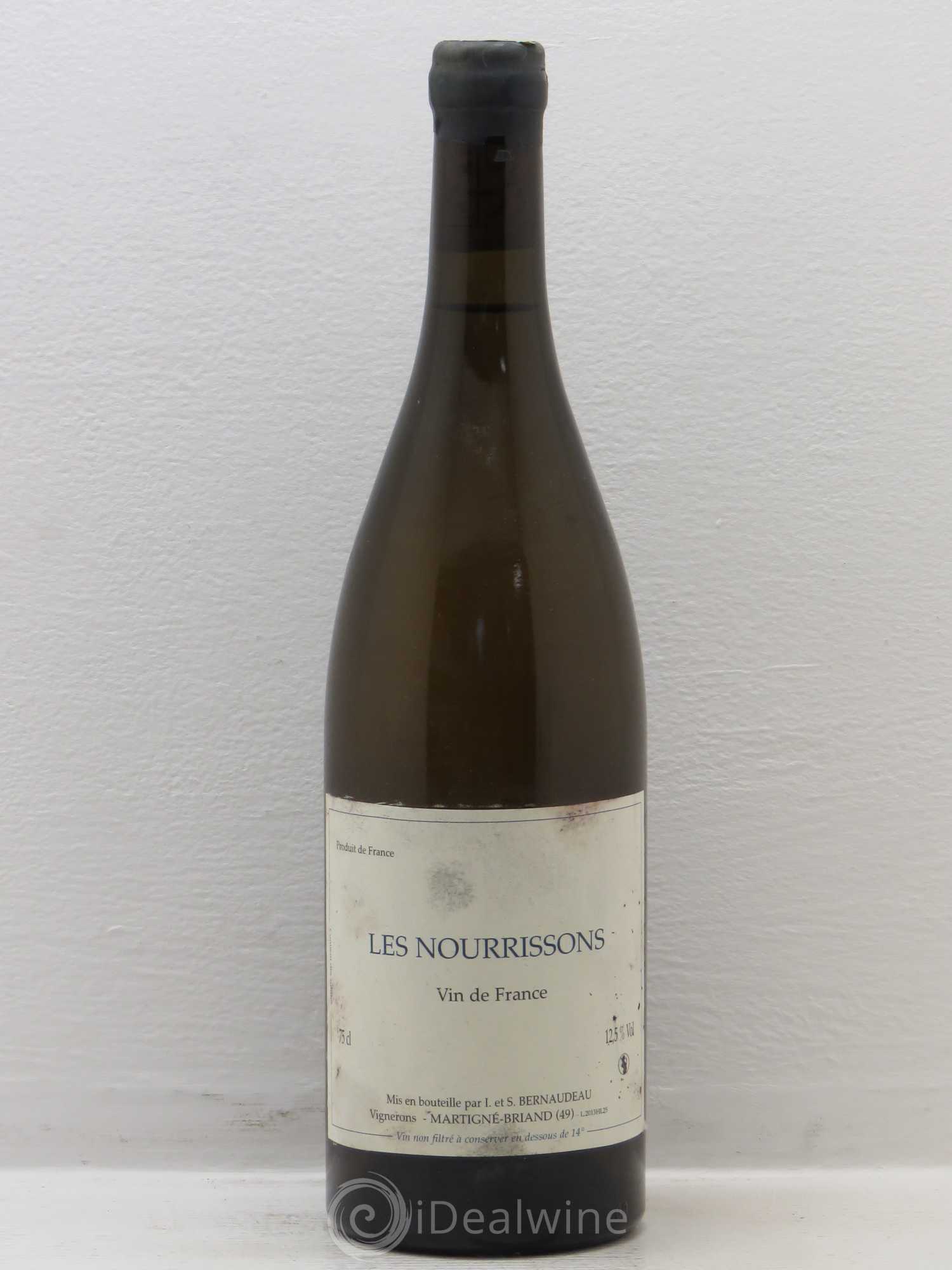 Vin de France Les Nourrissons Stéphane Bernaudeau 2013 - Lot de 1 bouteille - 0