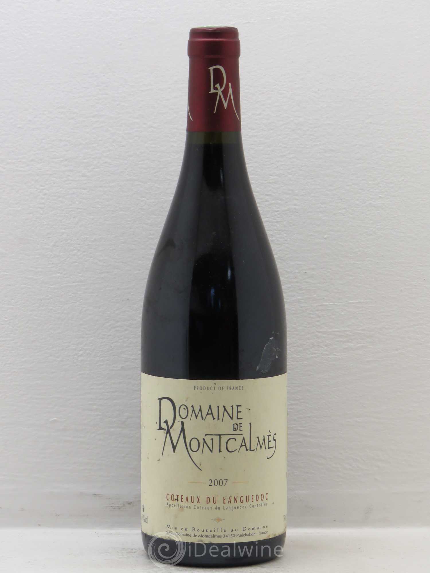 Terrasses du Larzac Domaine de Montcalmès Frédéric Pourtalié 2007 - Lot de 1 bouteille - 0