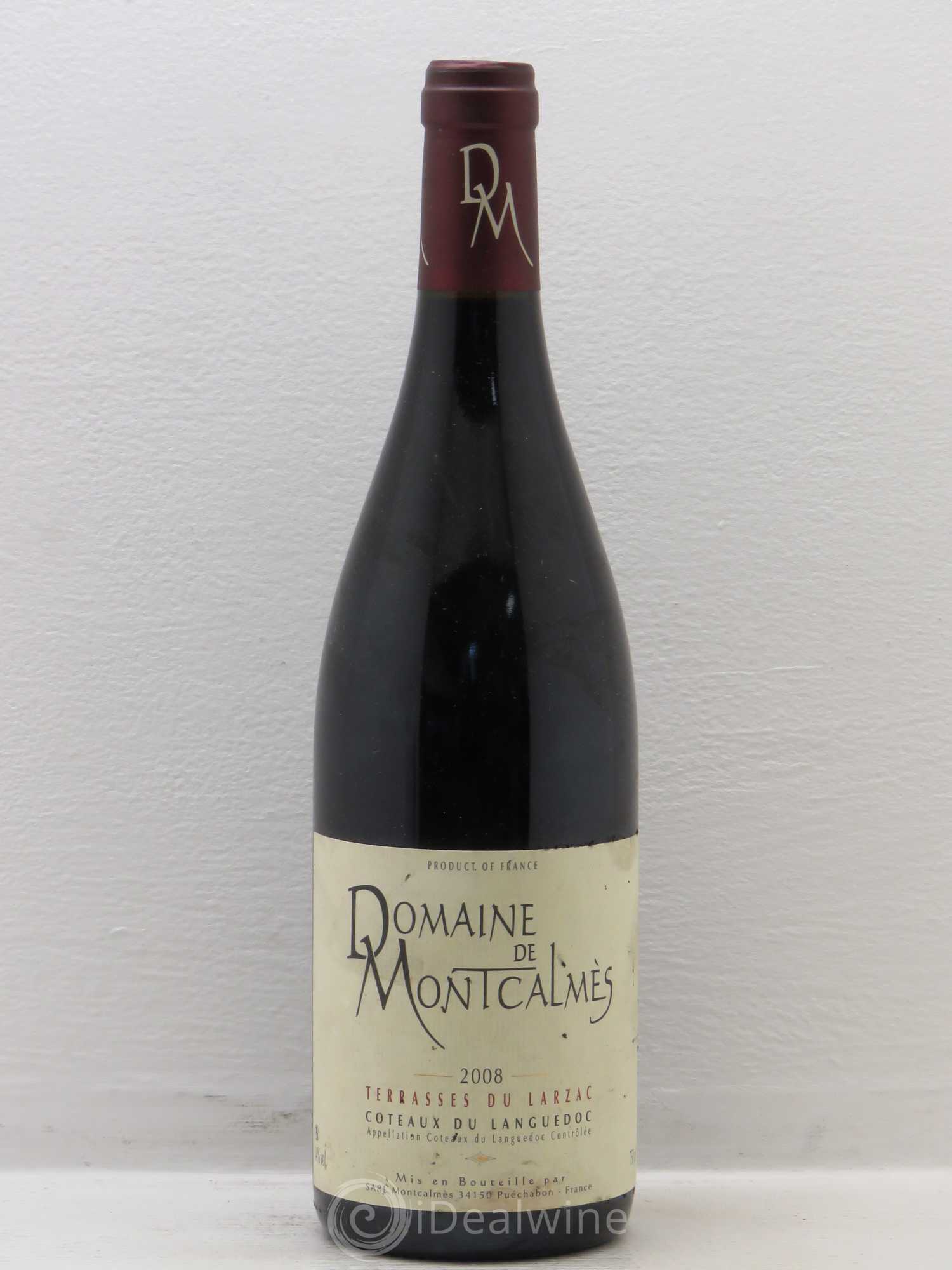 Terrasses du Larzac Domaine de Montcalmès Frédéric Pourtalié 2008 - Lot de 1 bouteille - 0