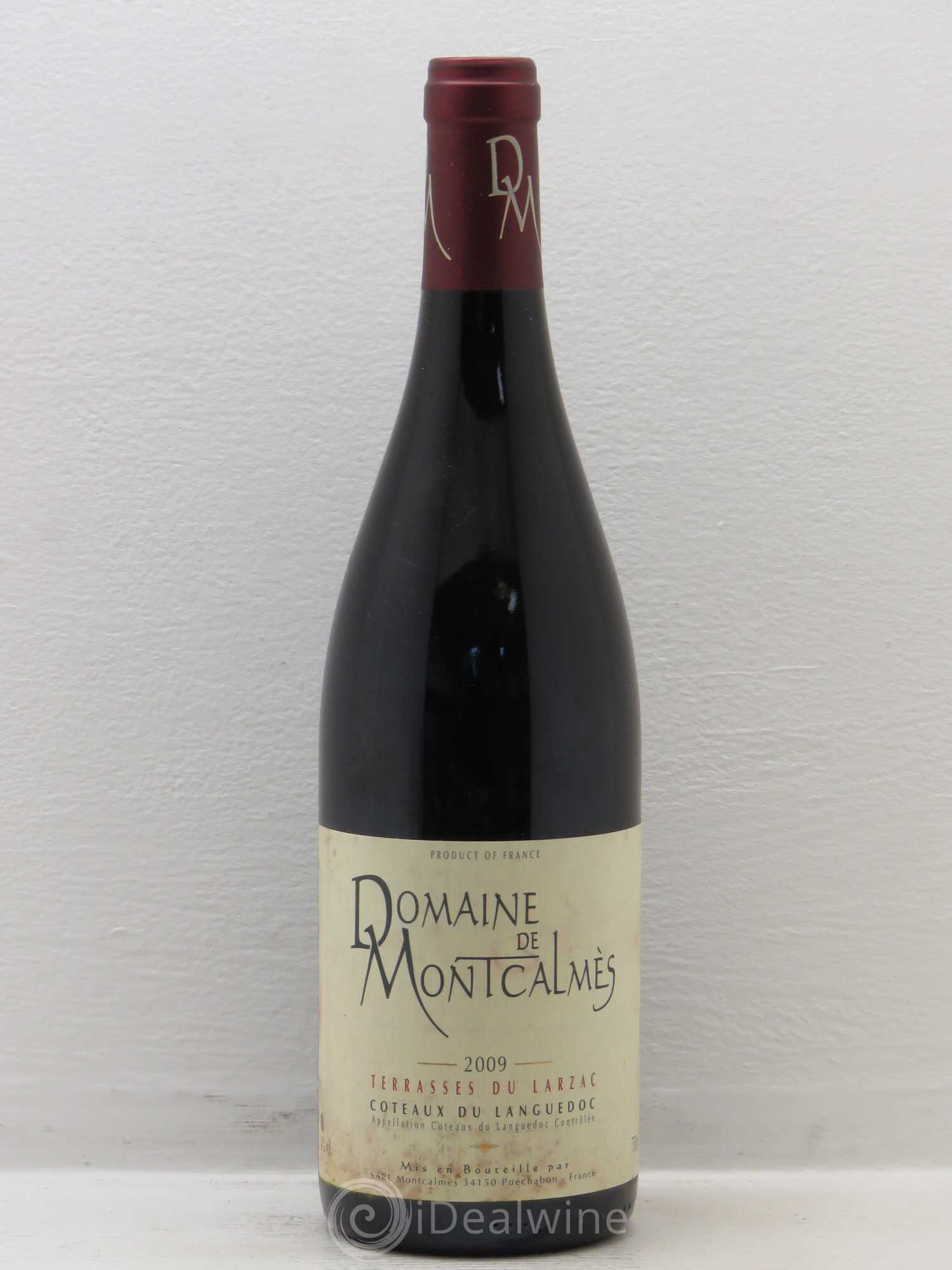 Terrasses du Larzac Domaine de Montcalmès Frédéric Pourtalié 2009 - Lot de 1 bouteille - 0
