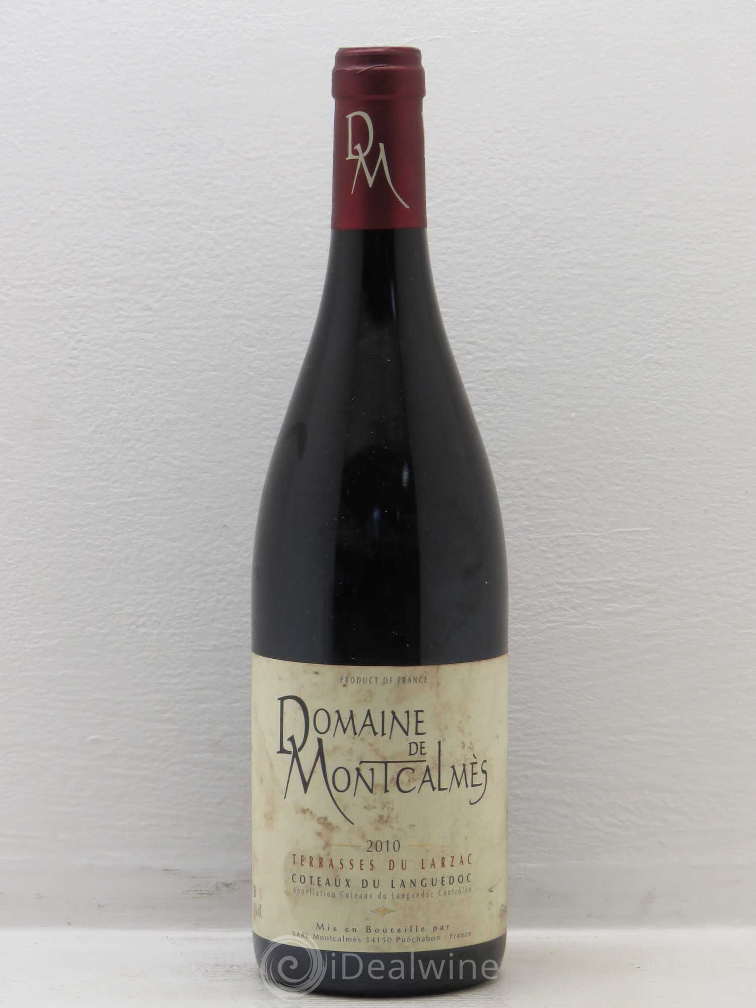 Terrasses du Larzac Domaine de Montcalmès Frédéric Pourtalié 2010 - Lot de 1 bouteille - 0