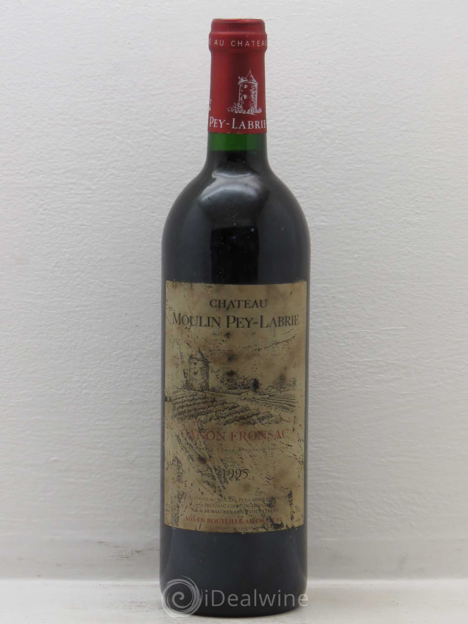 Château Moulin Pey-Labrie 1995 - Lot de 1 bouteille - 0
