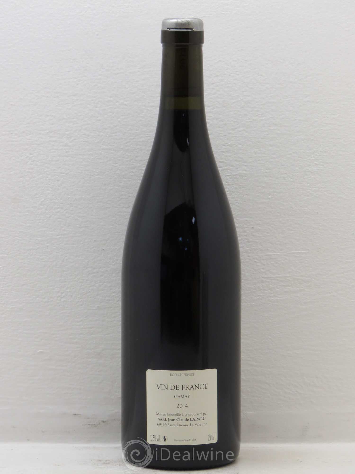 Vin de France L'Eau Forte Jean Claude Lapalu 2014 - Posten von 1 Flasche - 1