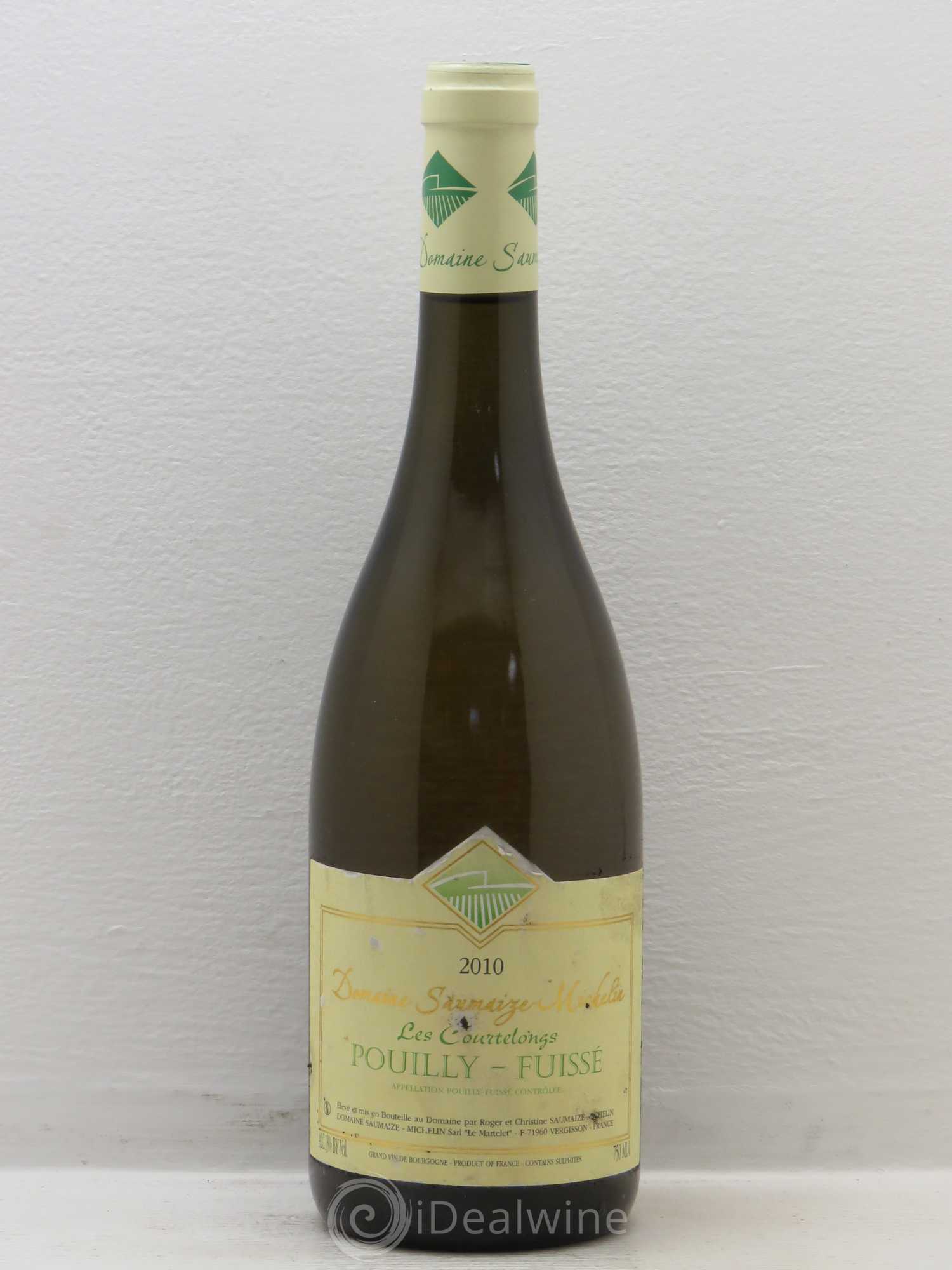 Pouilly-Fuissé Les Courtelongs Roger Saumaize Michelin 2010 - Posten von 1 Flasche - 0