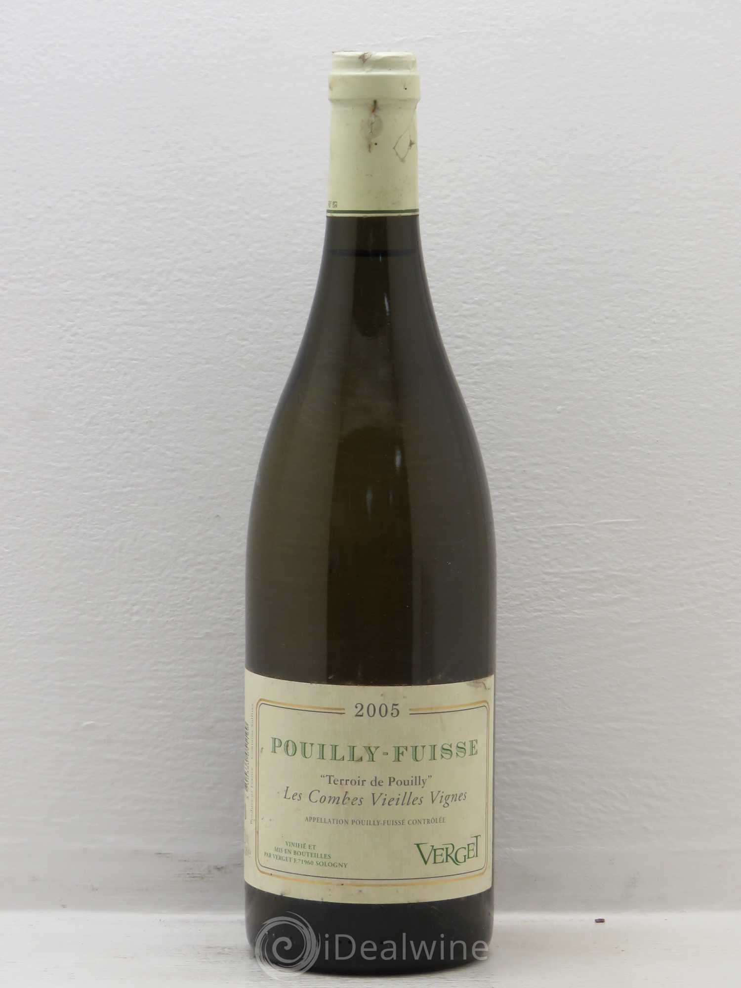 Pouilly-Fuissé Terroir De Pouilly Les Combes Vieilles Vignes Dom Verget 2005 - Posten von 1 Flasche - 0