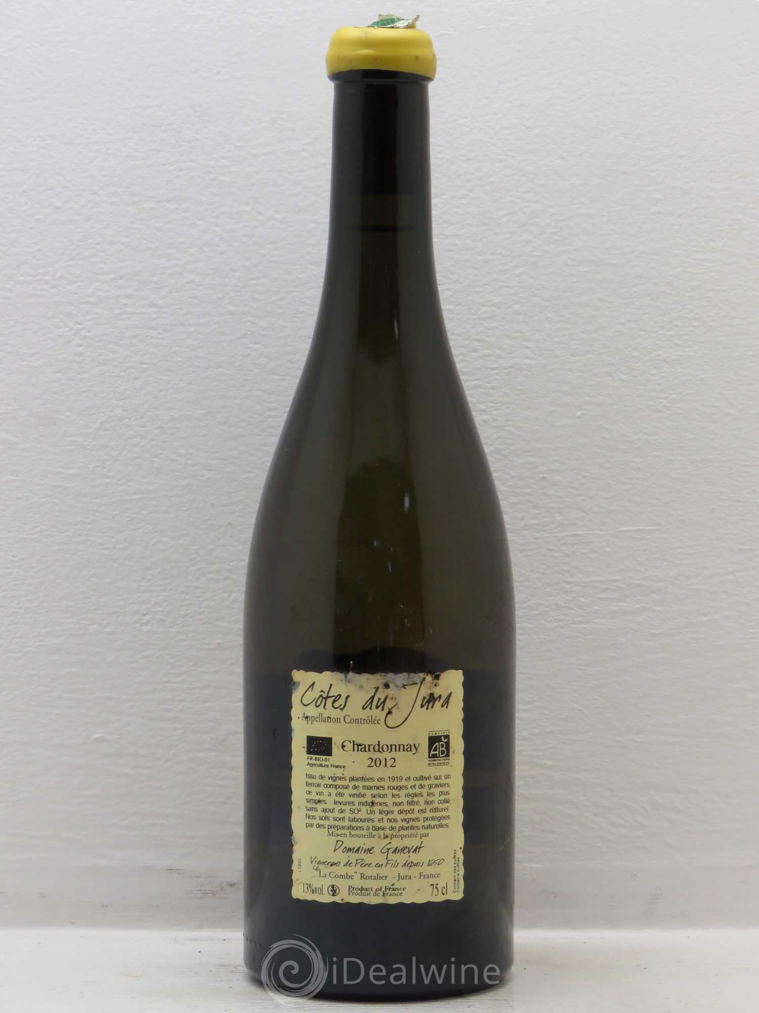 Côtes du Jura Les Grands Teppes Vieilles Vignes Jean-François Ganevat (Domaine) 2012 - Lot de 1 bouteille - 1