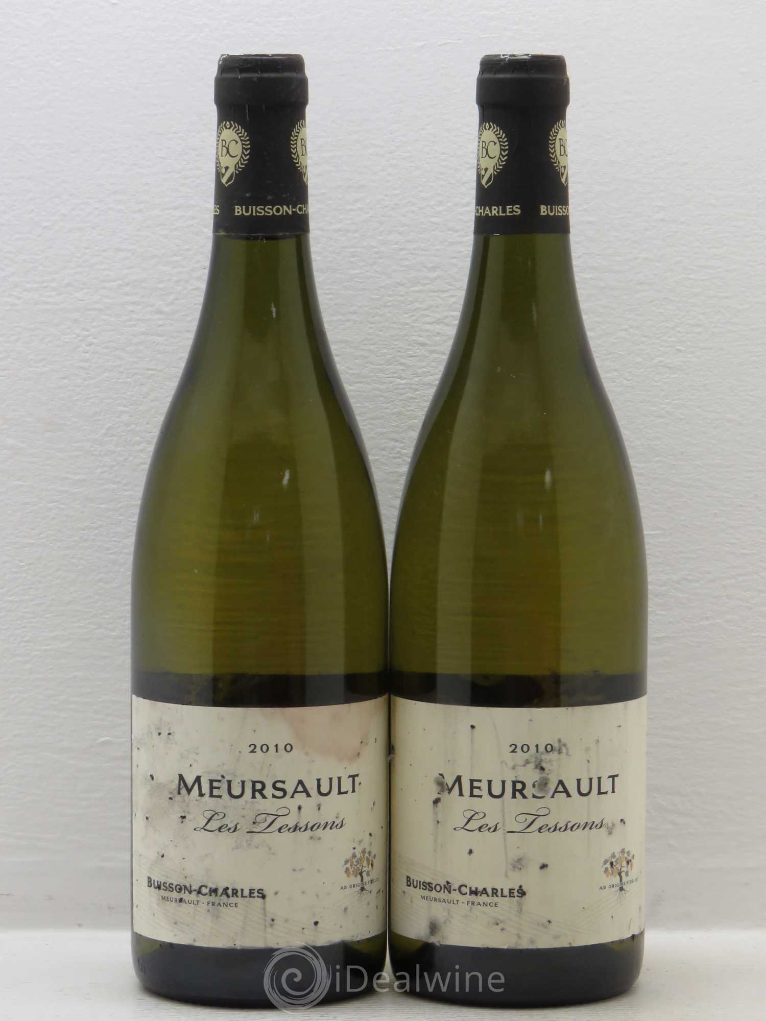 Meursault Les Tessons Buisson-Charles 2010 - Posten von 2 Flaschen - 0